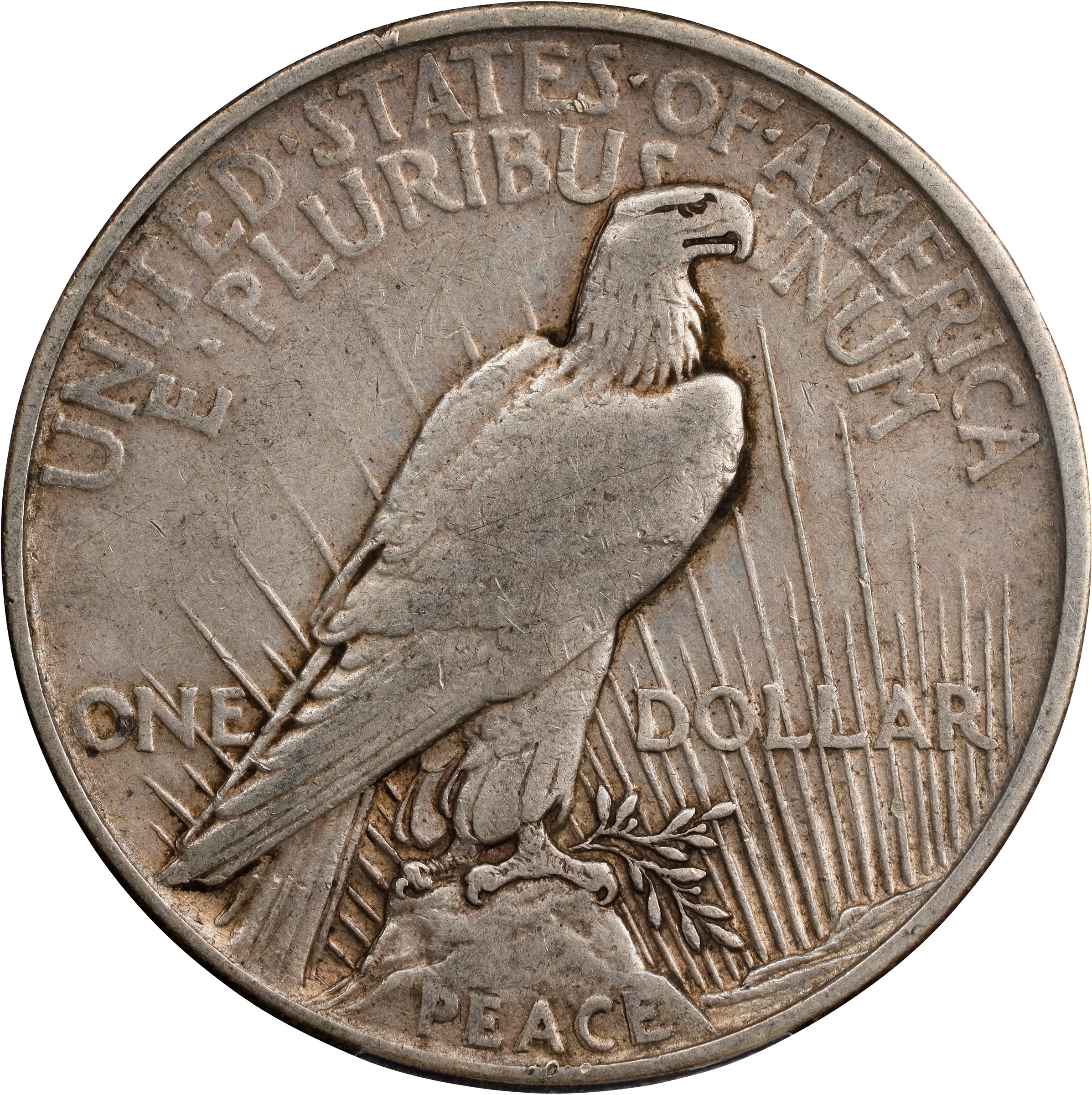 1921 $1  Peace, High Relief VG10 thumbnail 18