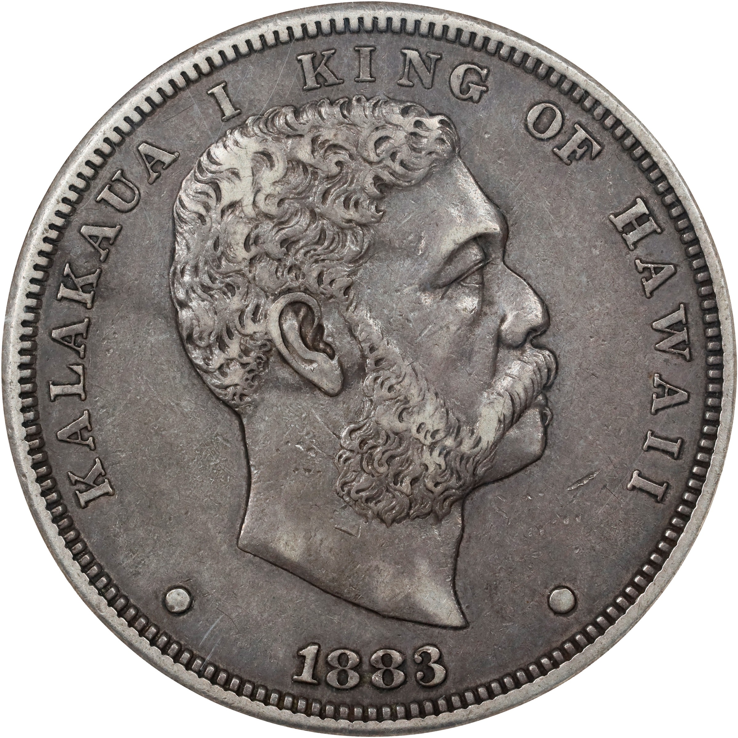 1883 $1  Hawaii MS thumbnail 7