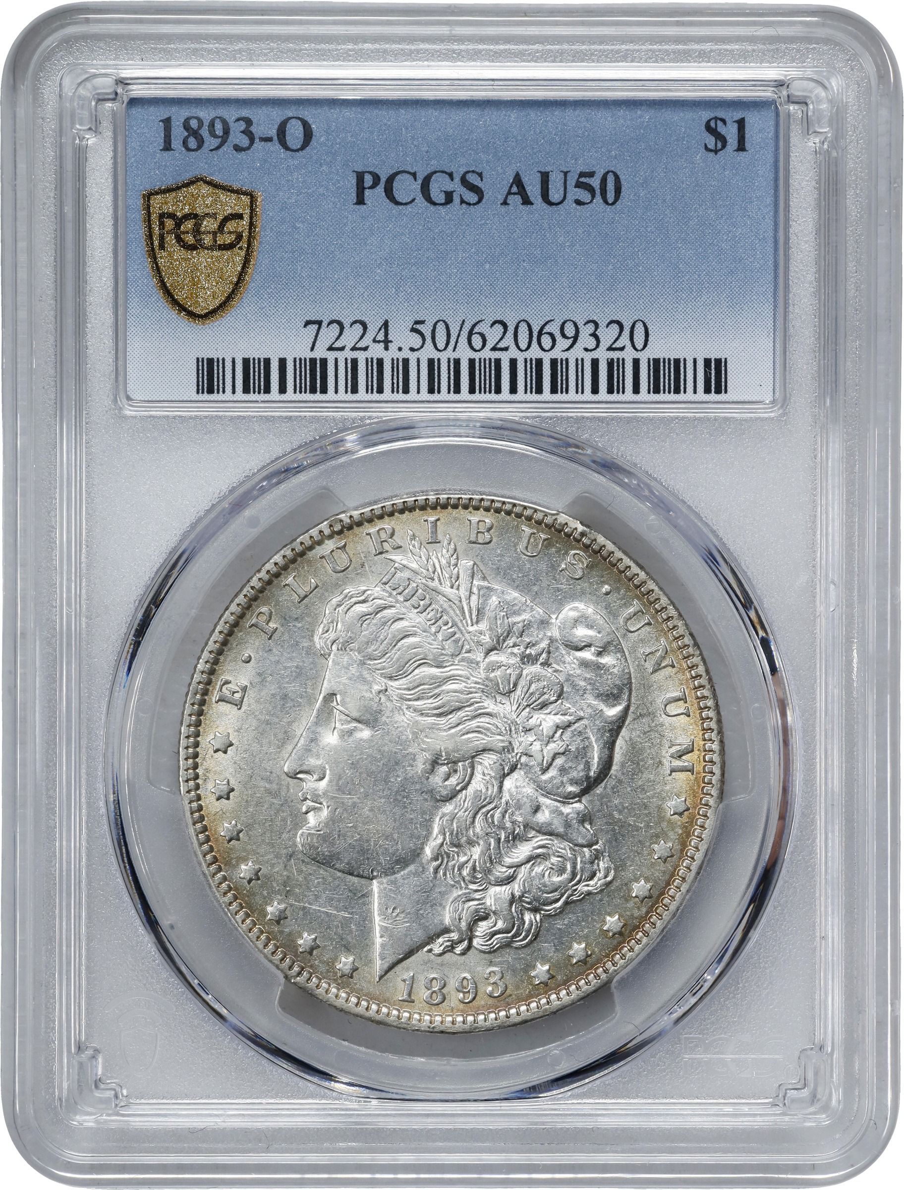 1893-O $1 AU50 thumbnail 3