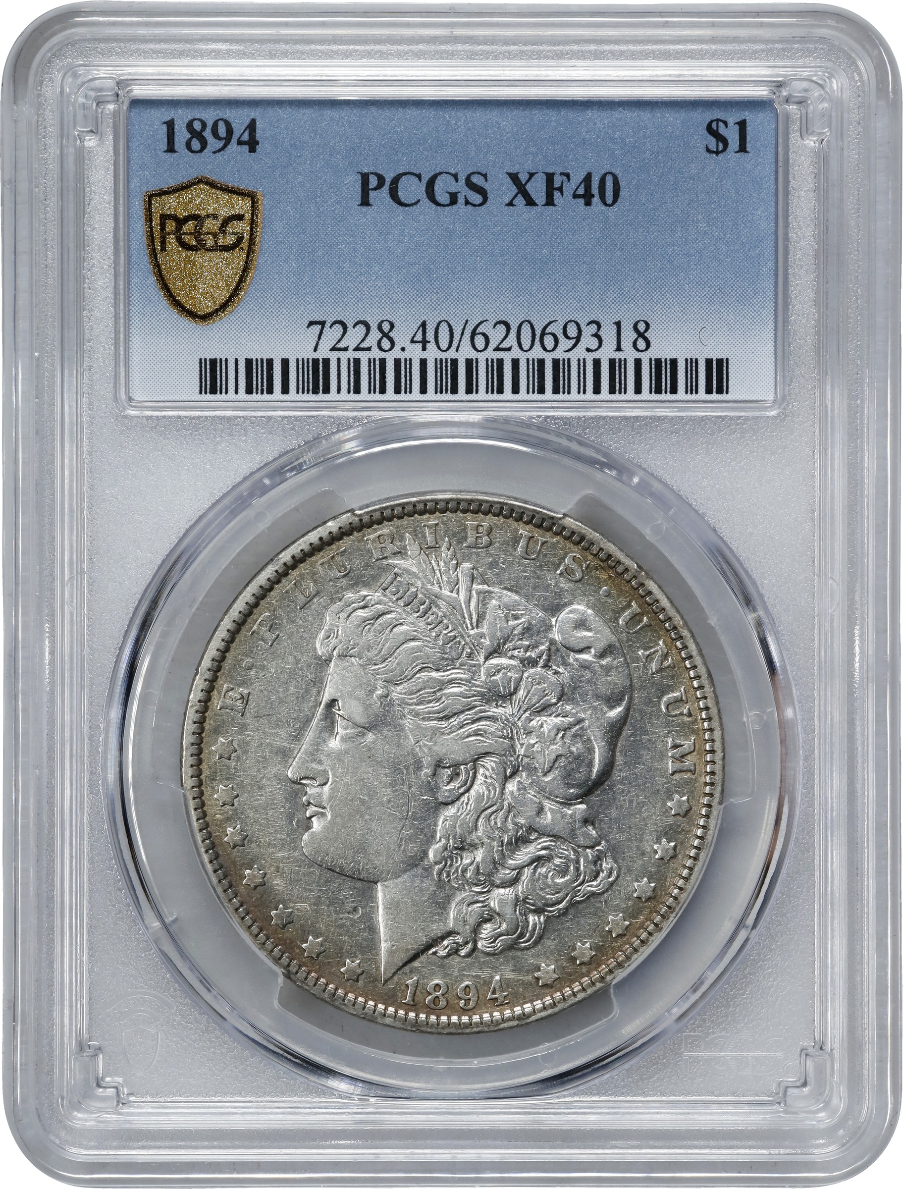 1894 $1 XF40 CAC thumbnail 3