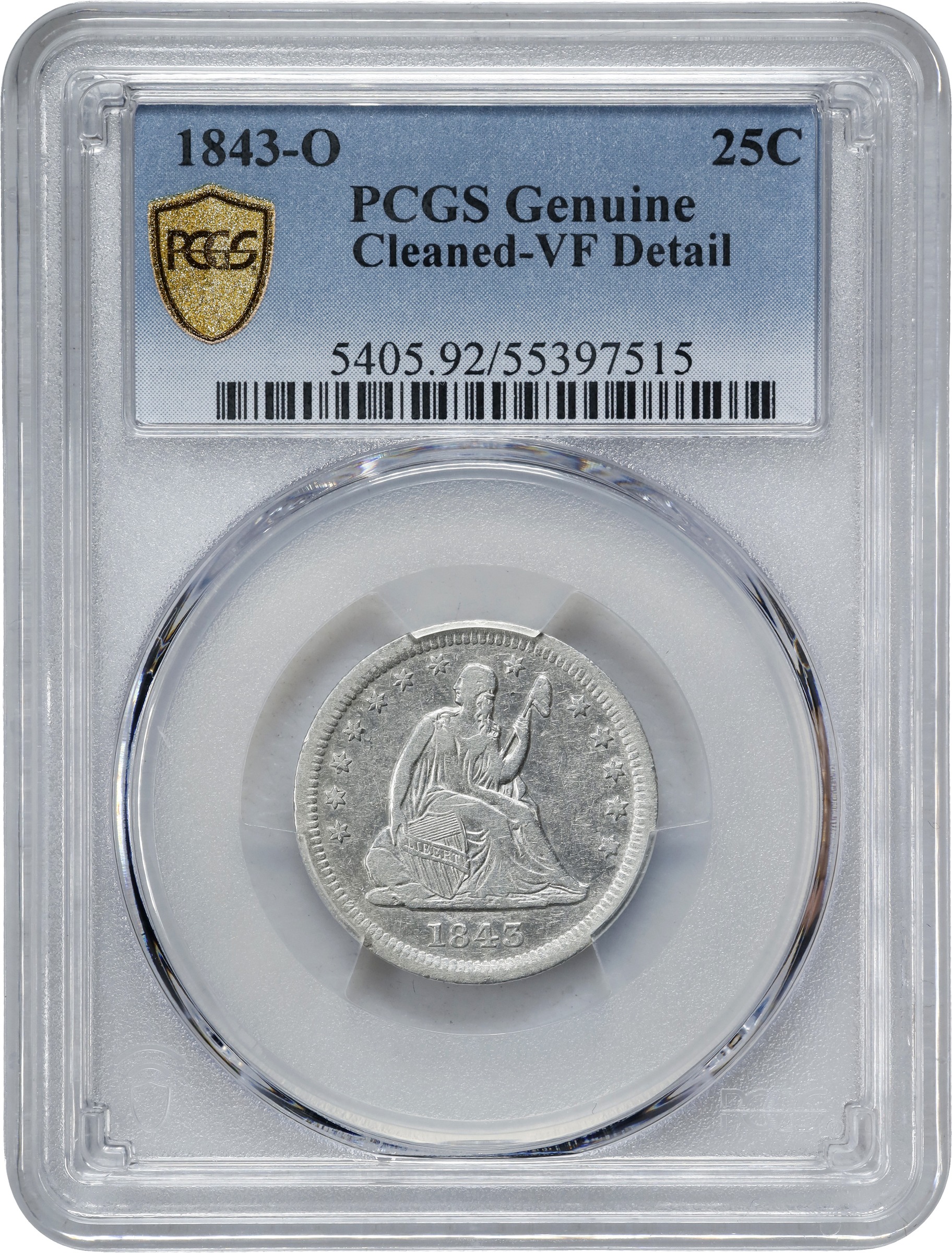 1843-O 25c Small O MS65 thumbnail 23