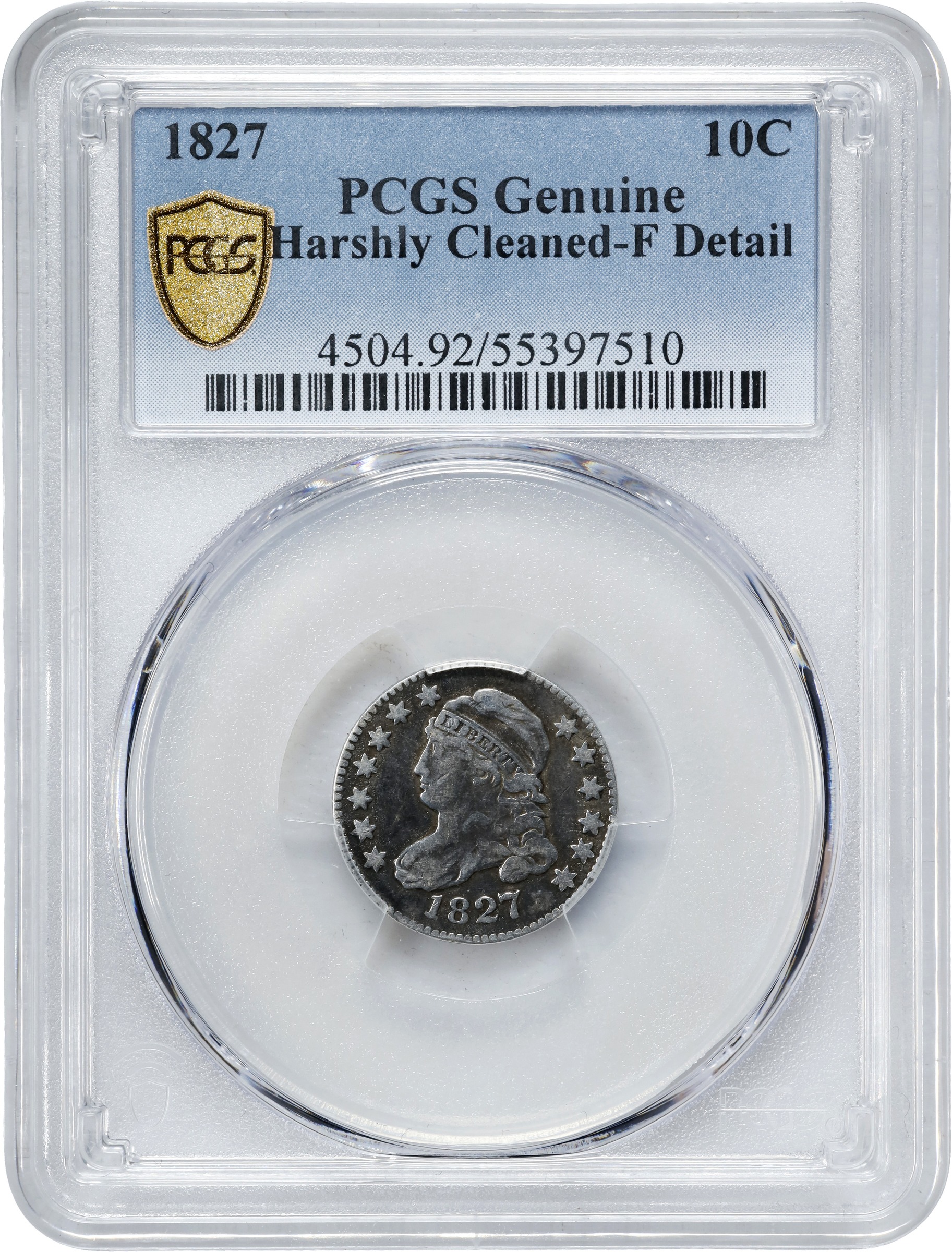 1827 10c Pointed Top 1 MS66 thumbnail 23