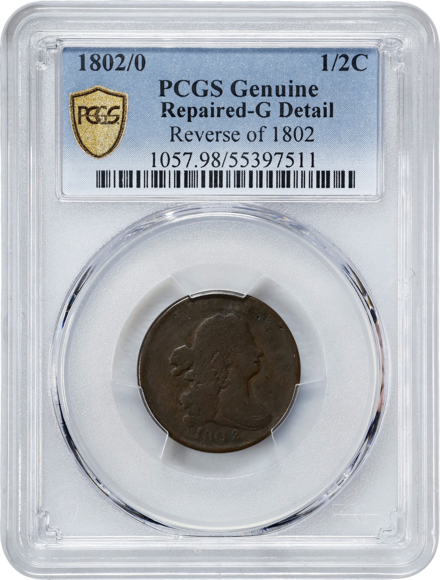 1802/0 1/2c Reverse of 1802 MS BN XF45 BN CAC thumbnail 26