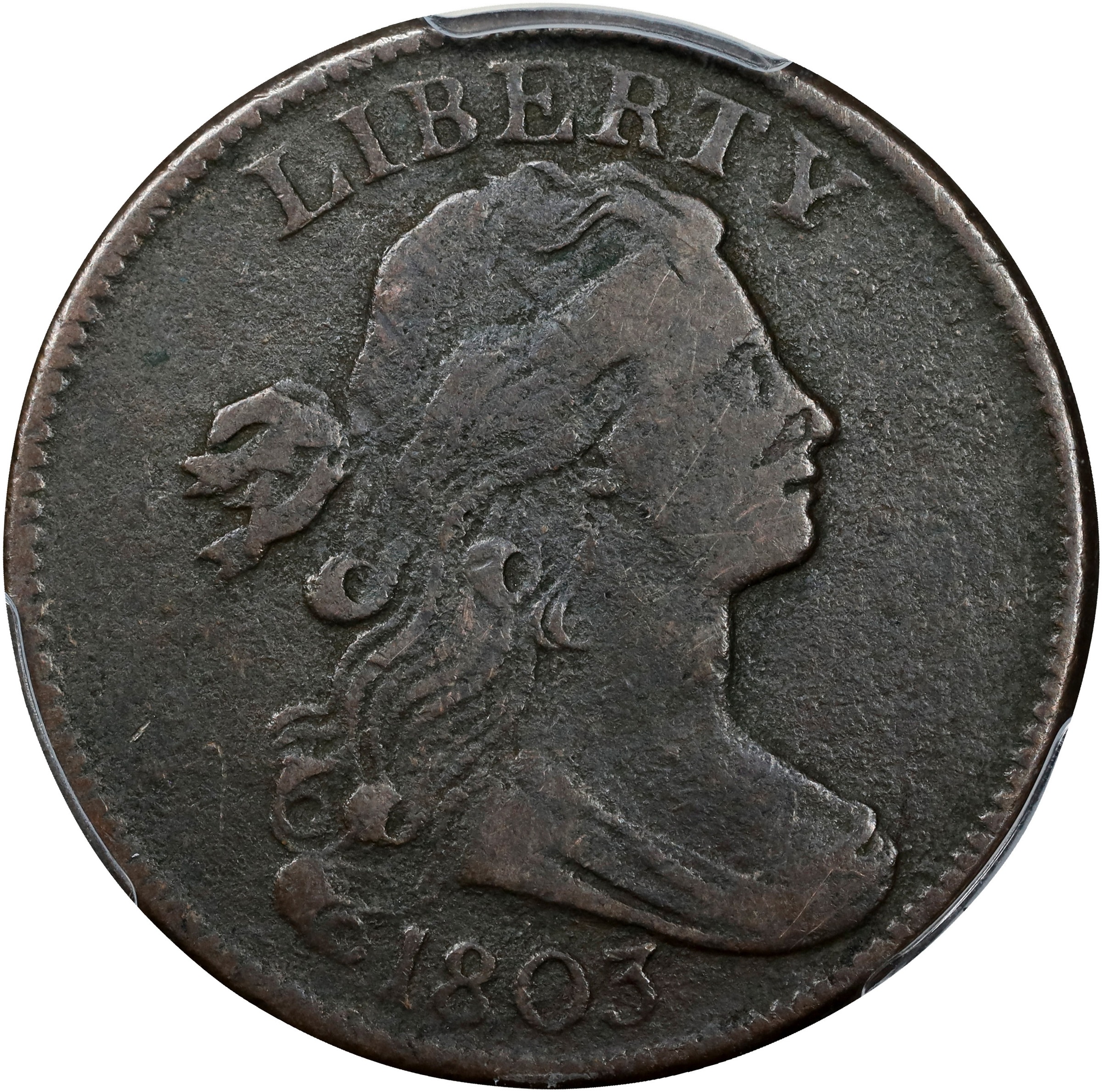 1803 1c Small Date, Large Fraction MS BN thumbnail 3