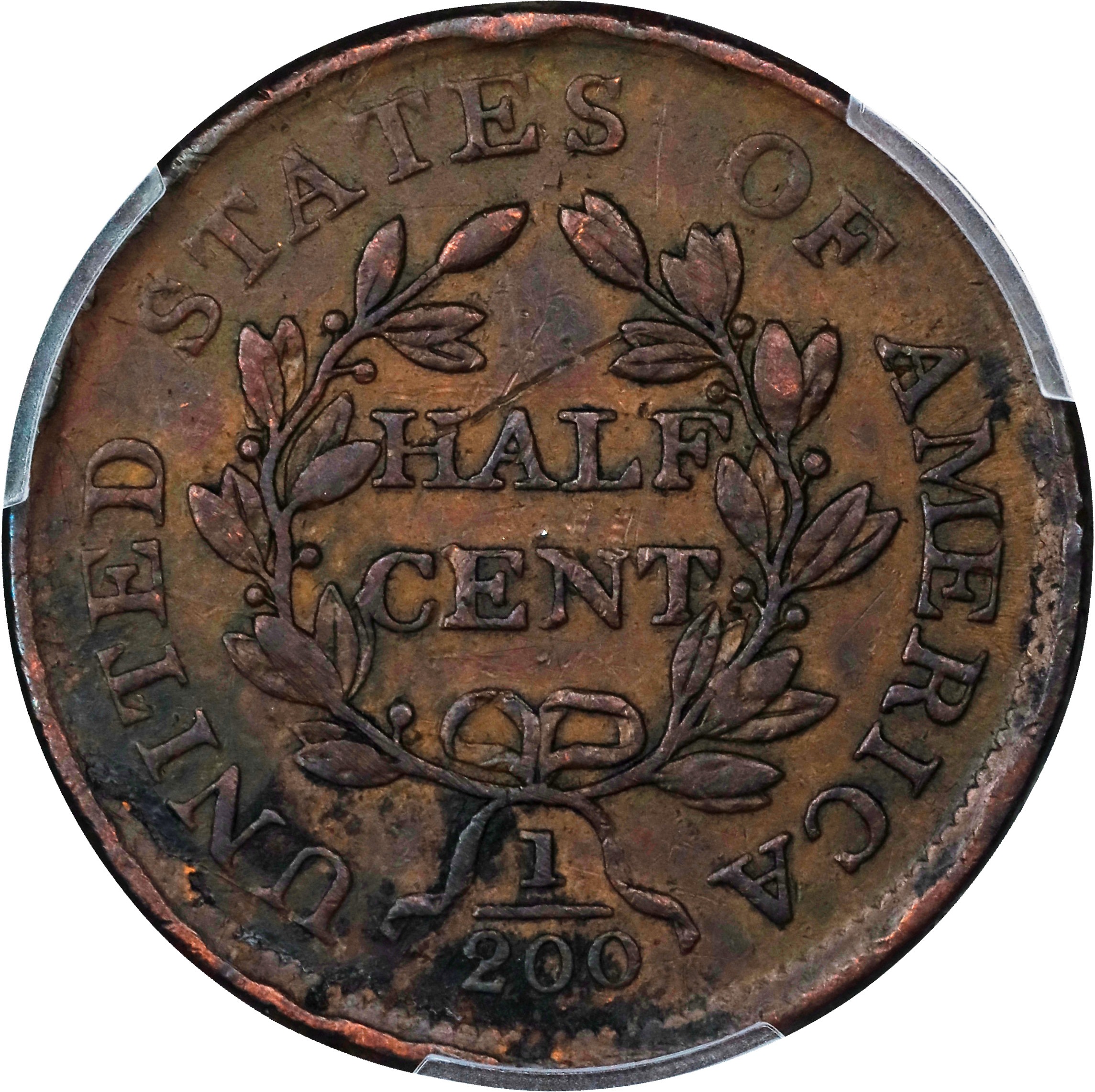 Draped Bust Half Cent 1/2c 1800-1808 MS BN [Type] MS67 BN thumbnail 20
