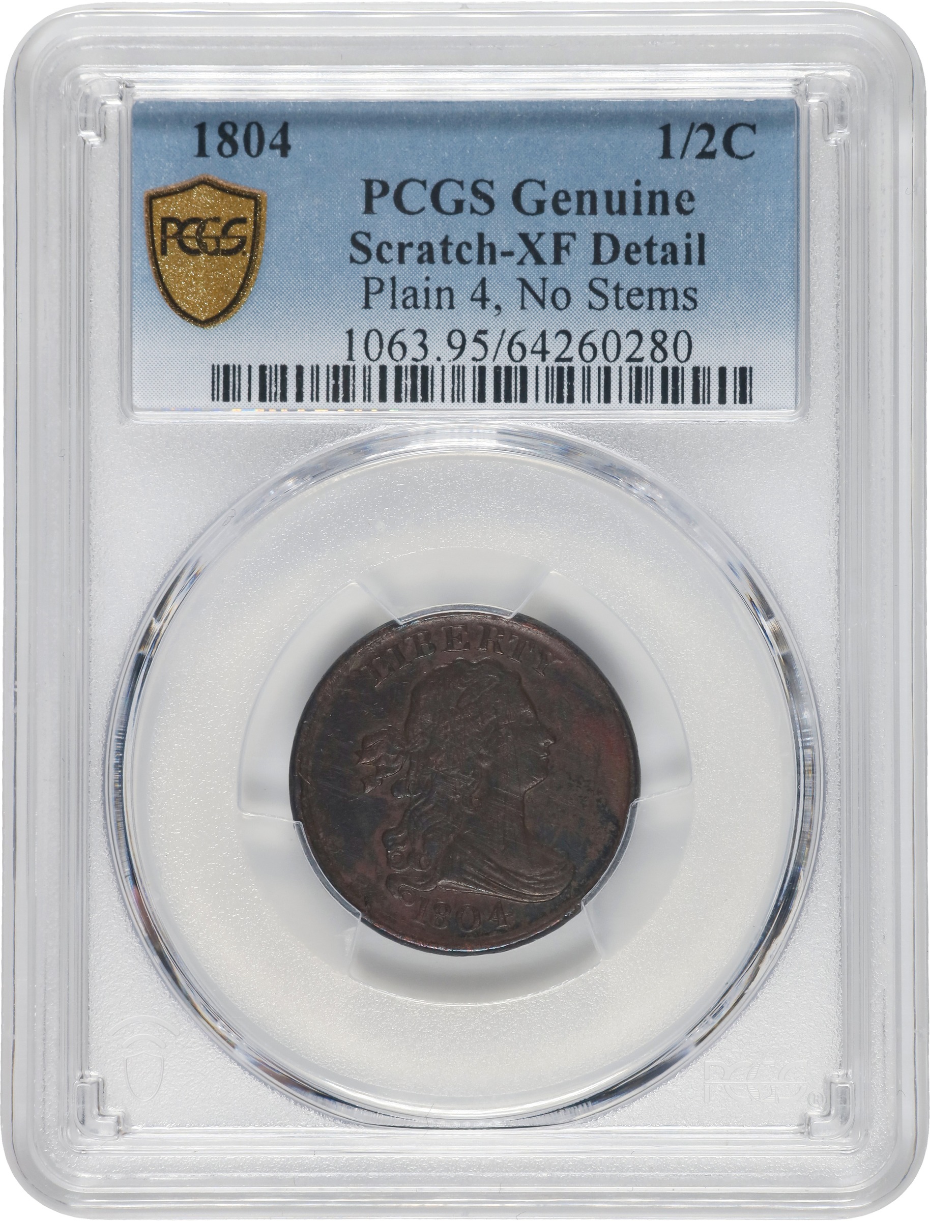 Draped Bust Half Cent 1/2c 1800-1808 MS BN [Type] MS67 BN thumbnail 21