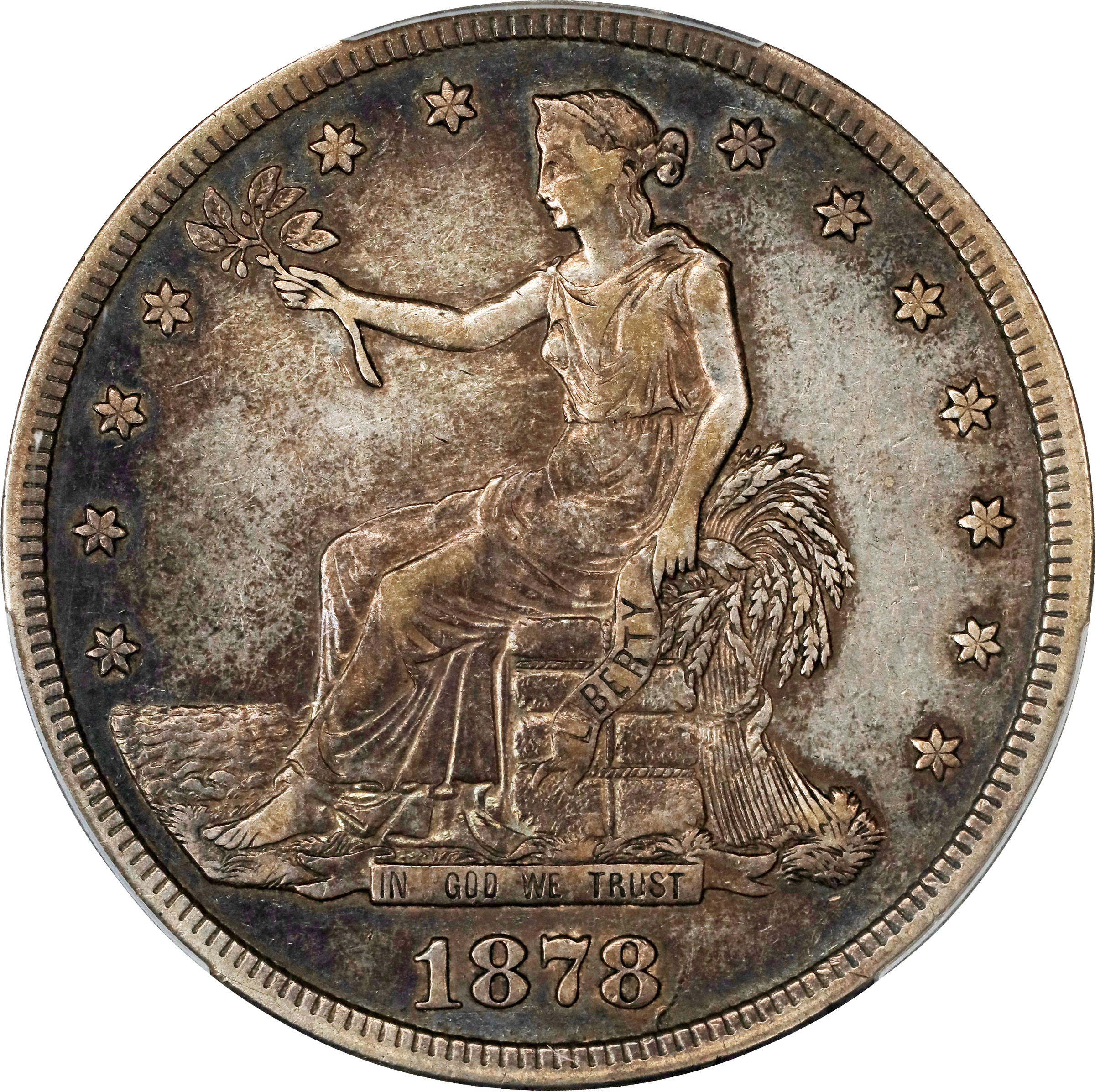 Trade Dollar Set Trade$ 1873-1878, 17 Coins MS thumbnail 18