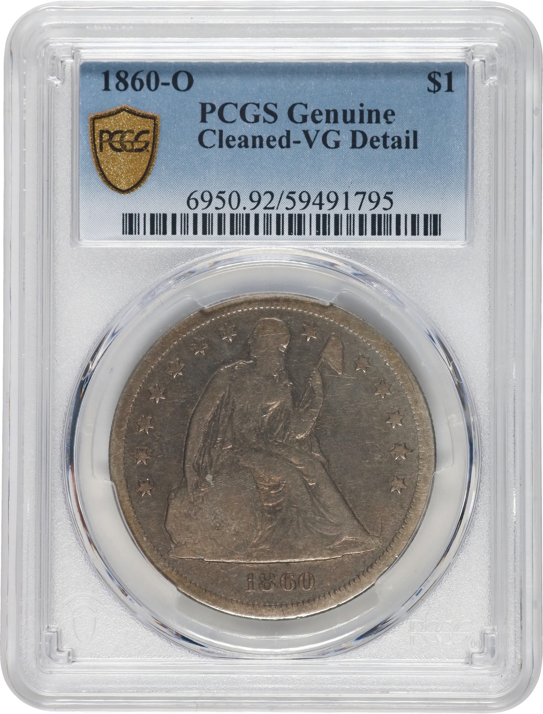 1860-O $1 MS66 CAC thumbnail 22