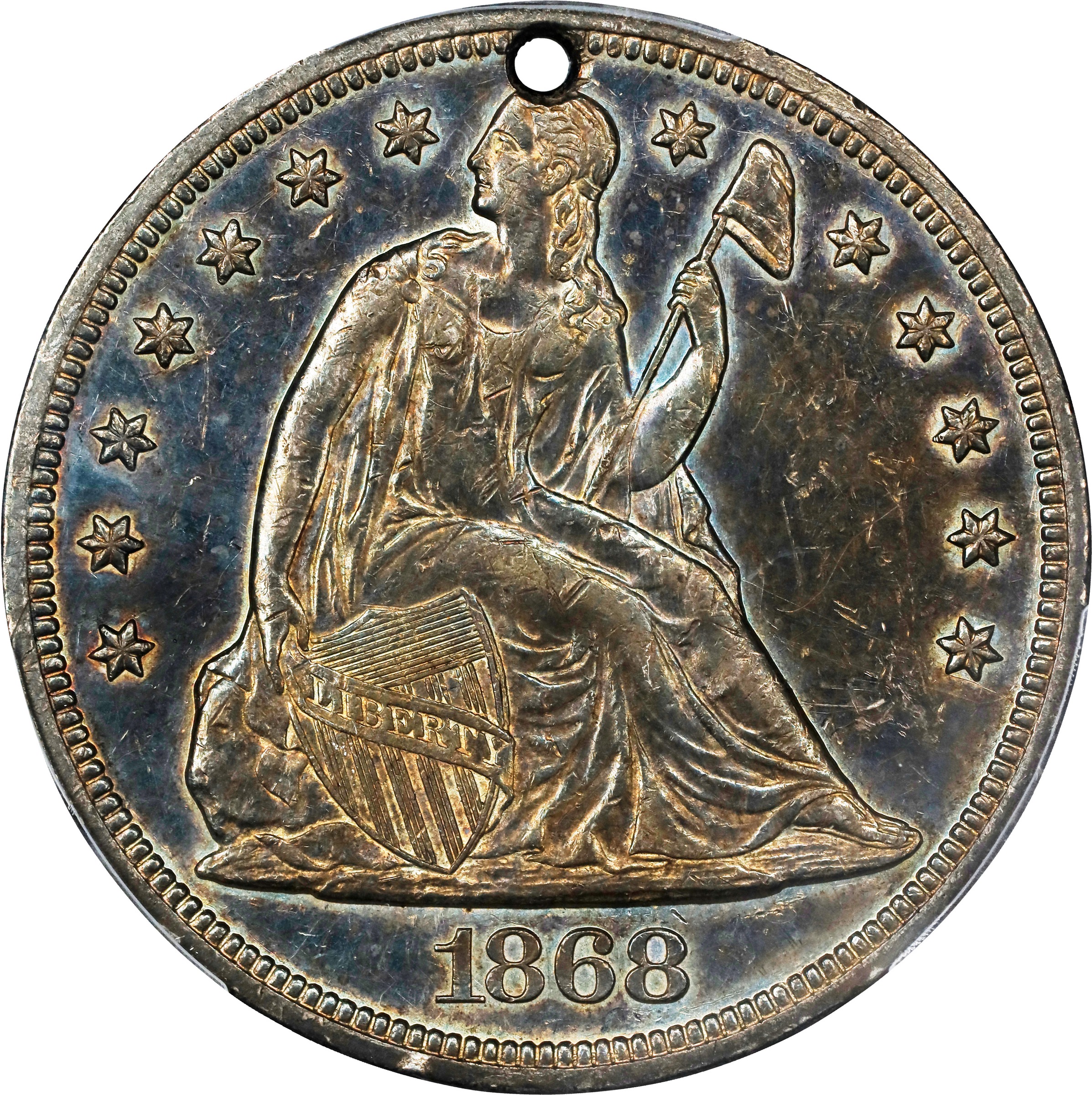 1868 $1  MS thumbnail 3