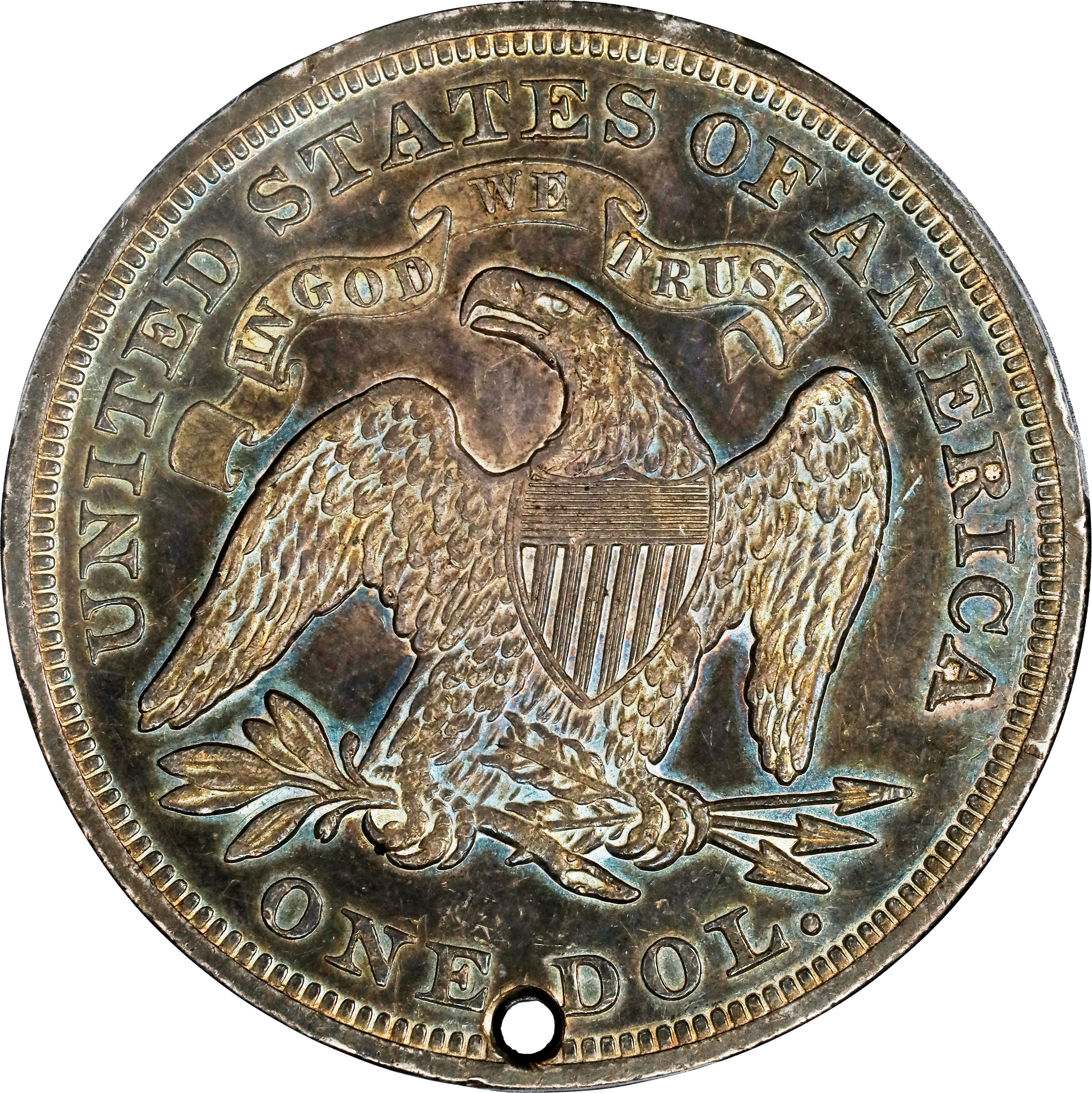 1868 $1 MS66 CAC thumbnail 24