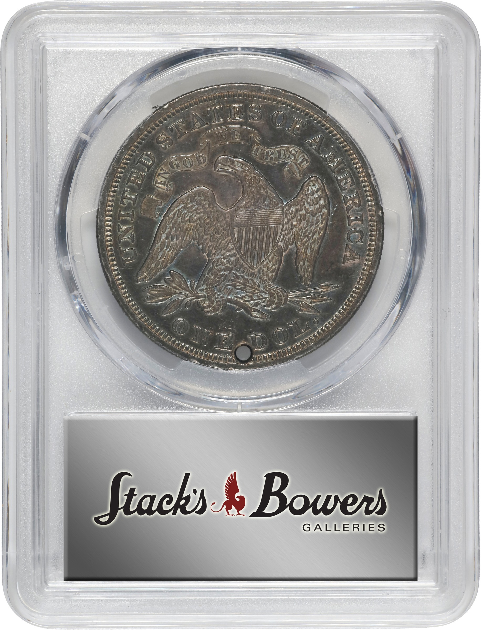 1868 $1 MS66 CAC thumbnail 26