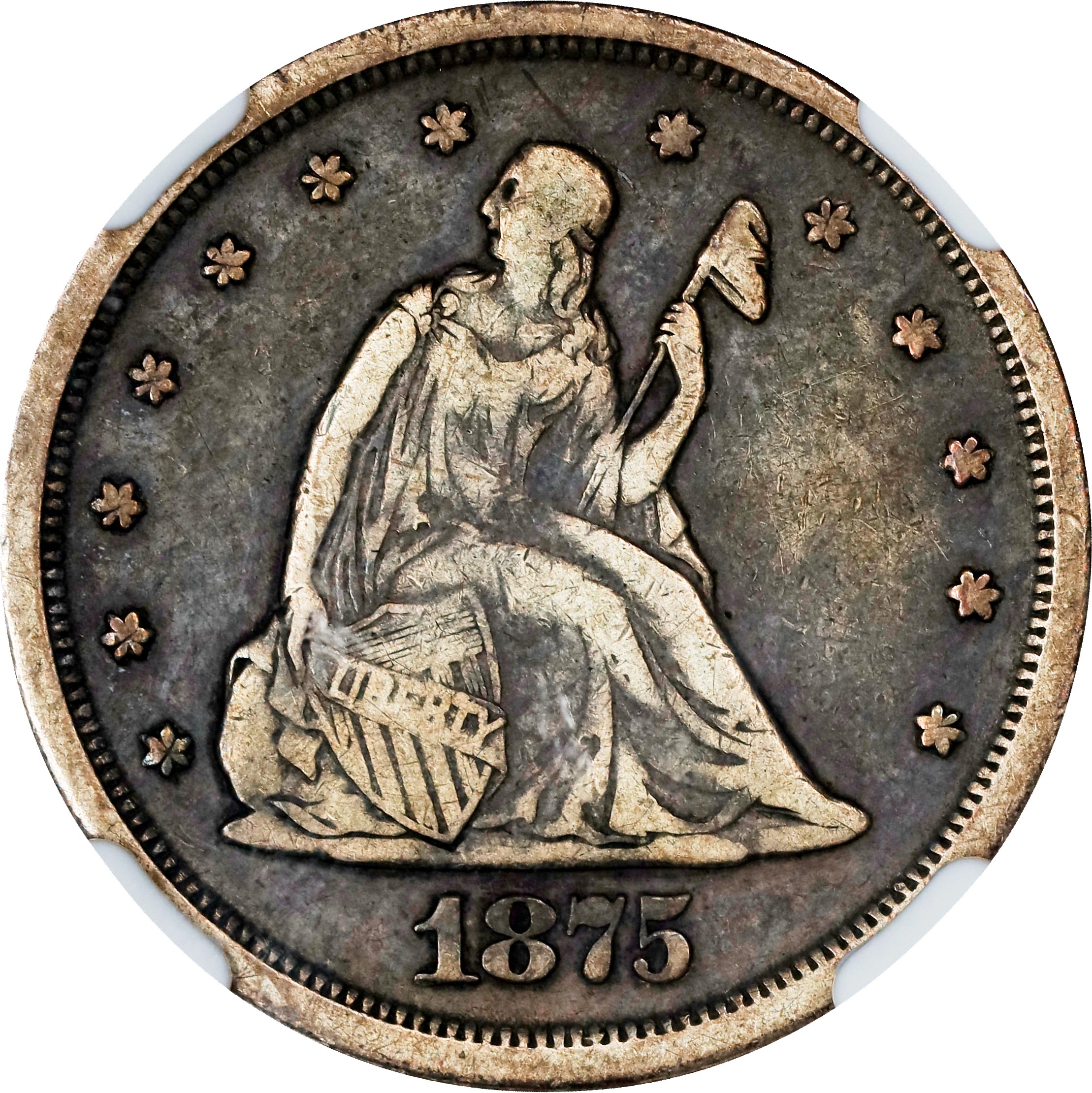1875-S 20c MS PL thumbnail 2