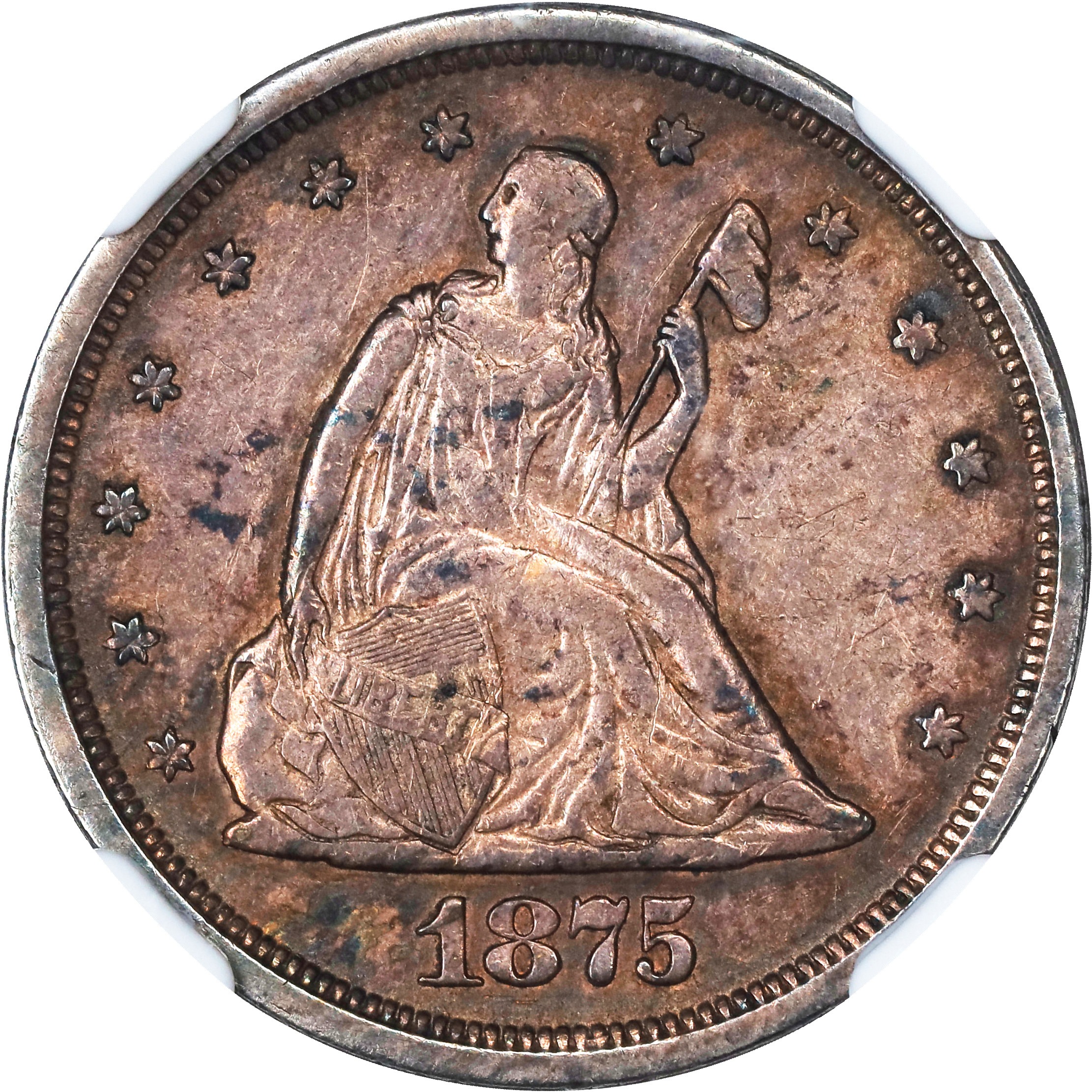 1875-S 20c MS PL thumbnail 3