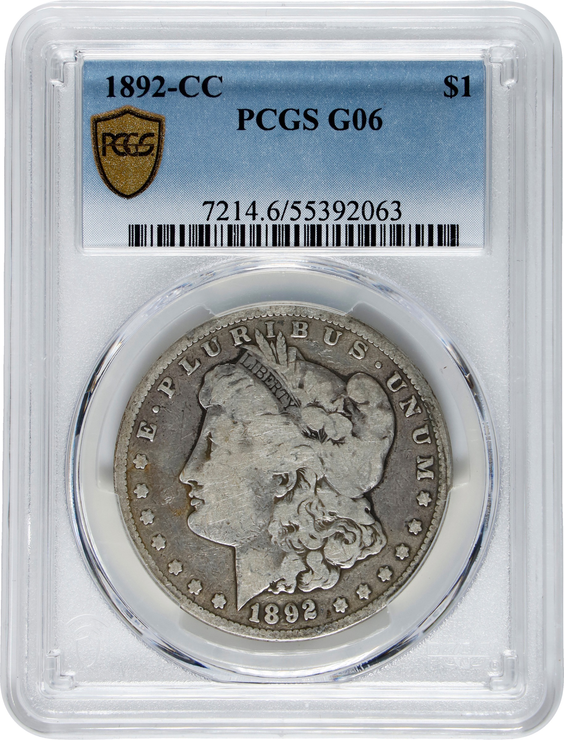 1892-CC $1 AG2 CAC thumbnail 7