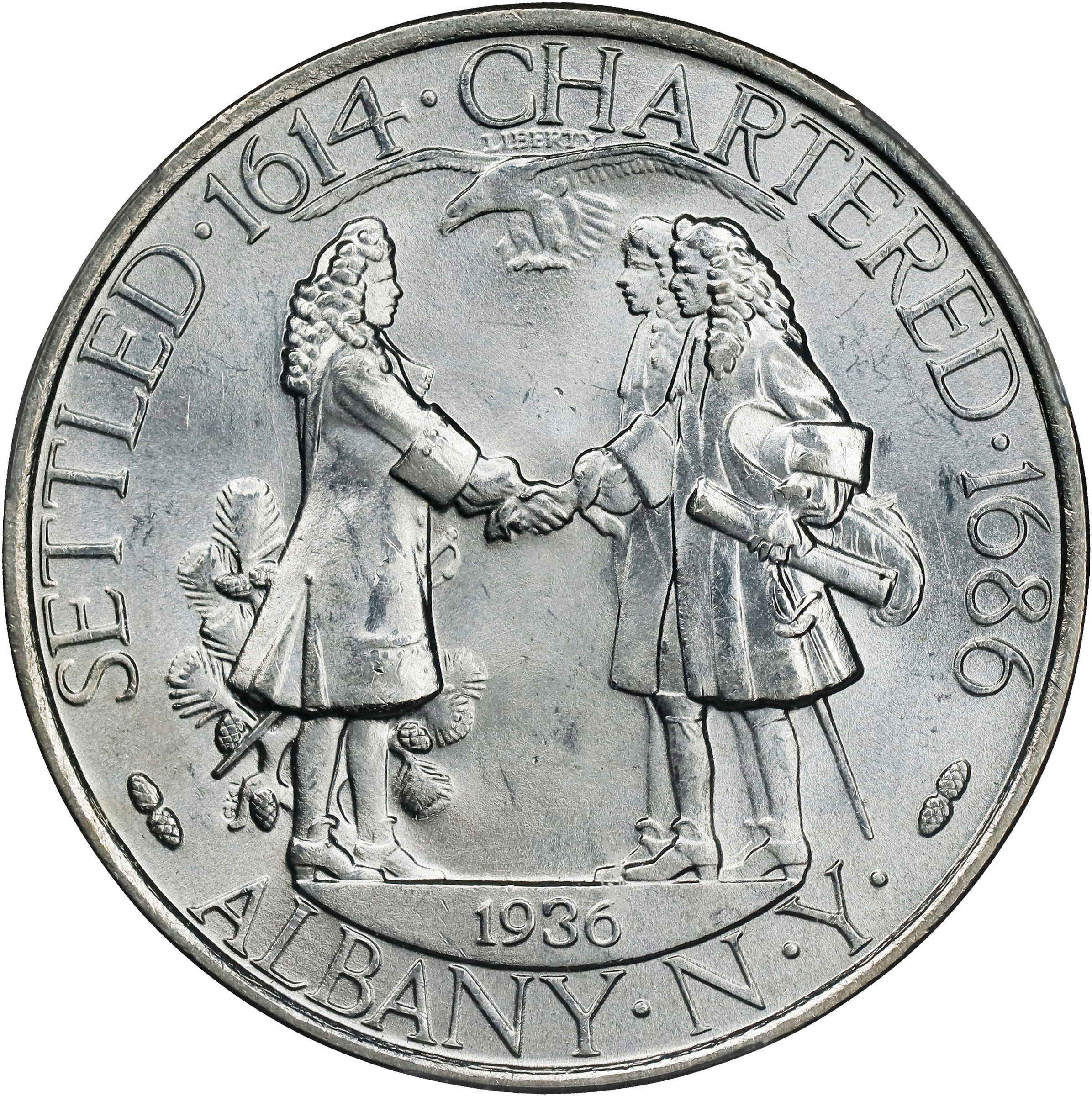 1936 50c Albany MS65 thumbnail 2