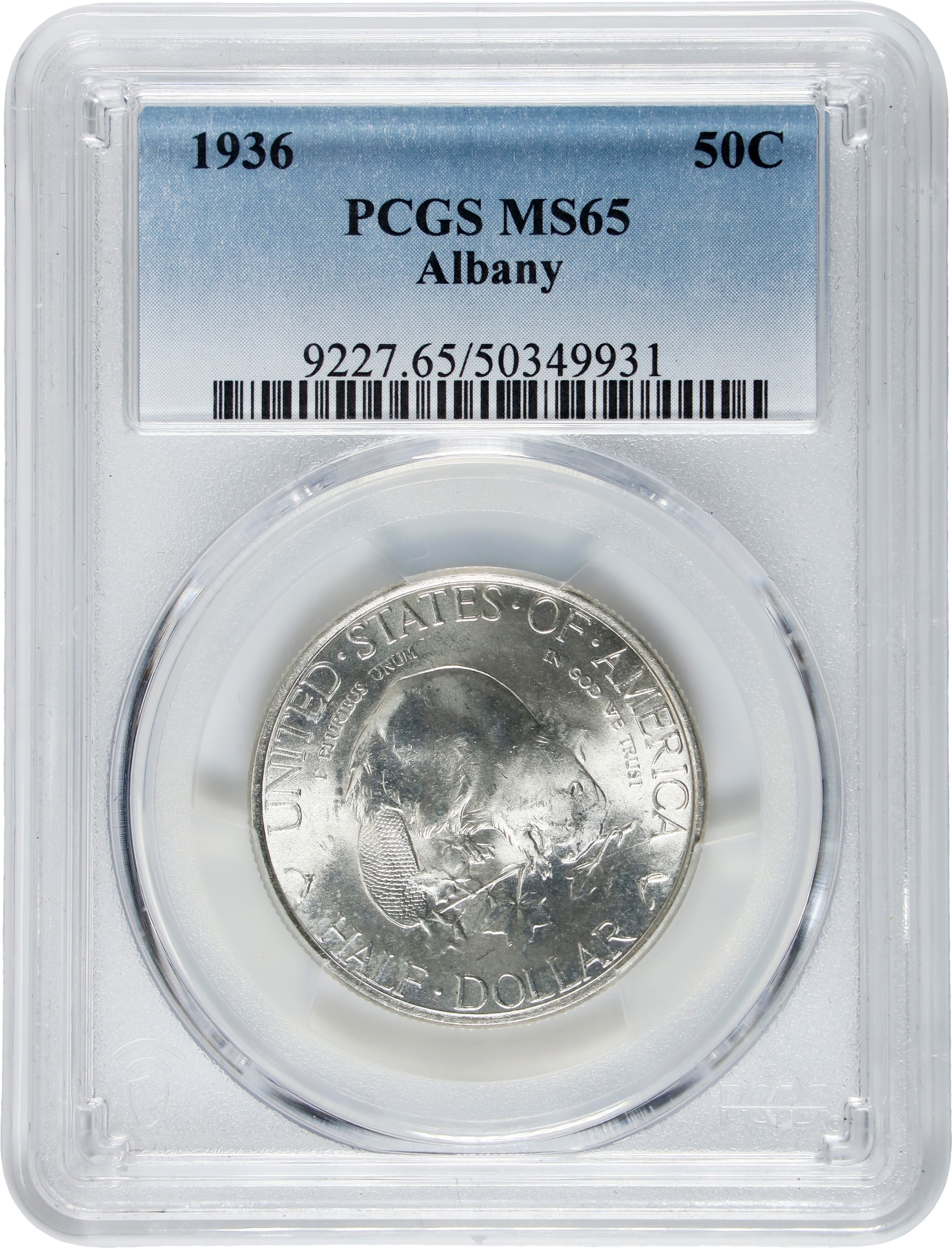 1936 50c Albany MS65 thumbnail 3