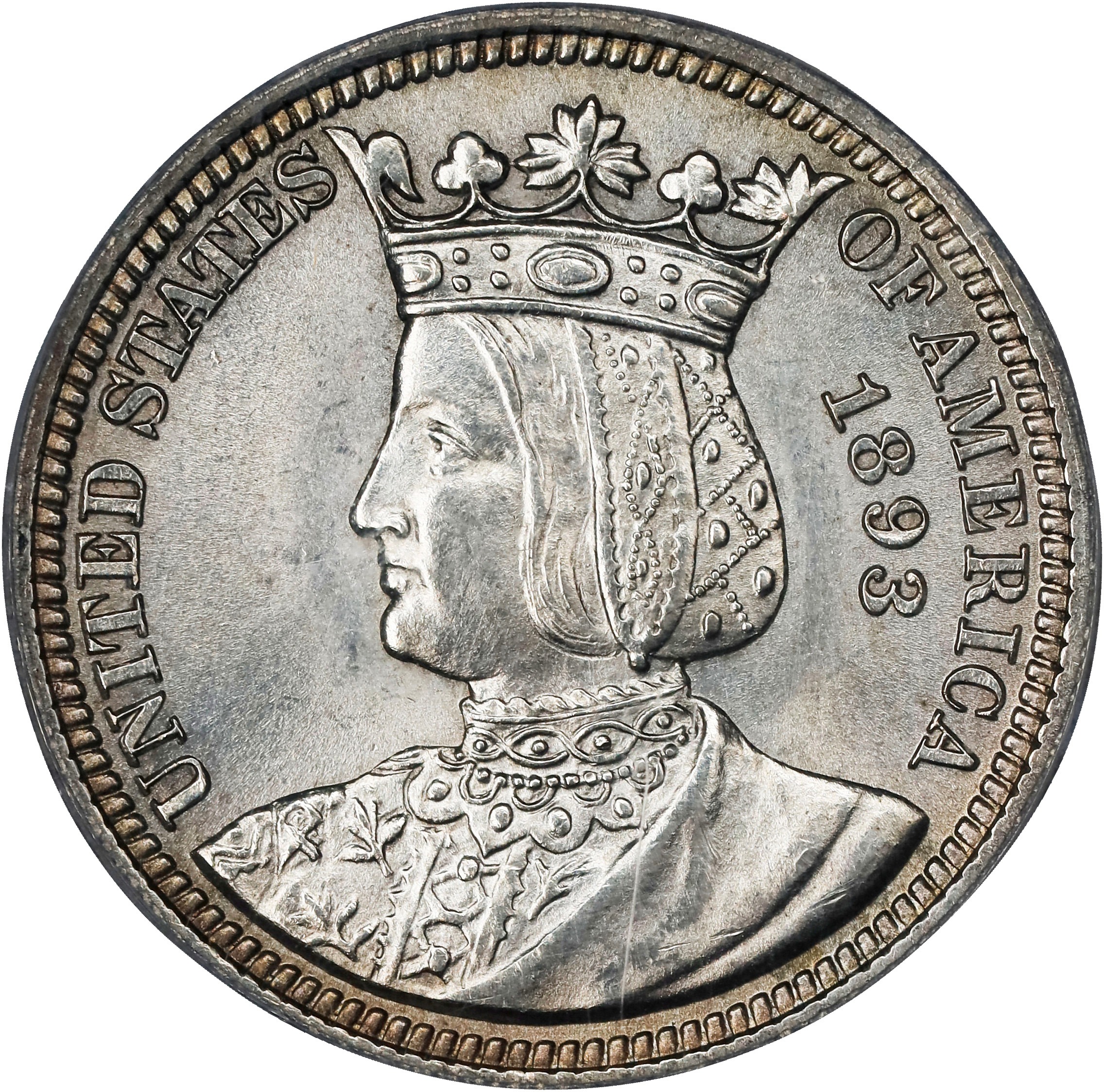 1893 25c Isabella MS thumbnail 6