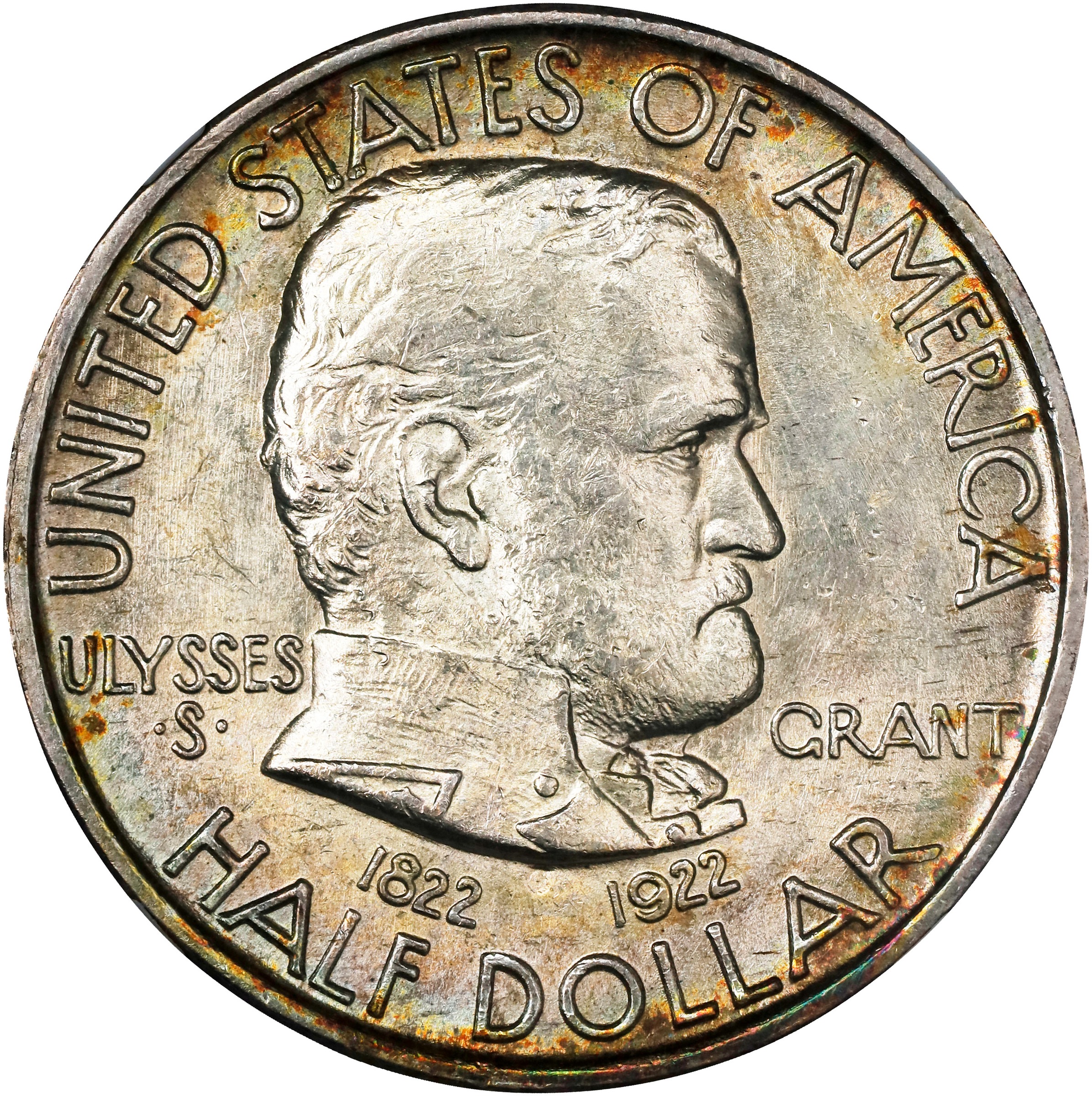 1922 50c Grant Memorial, without Star MS thumbnail 3