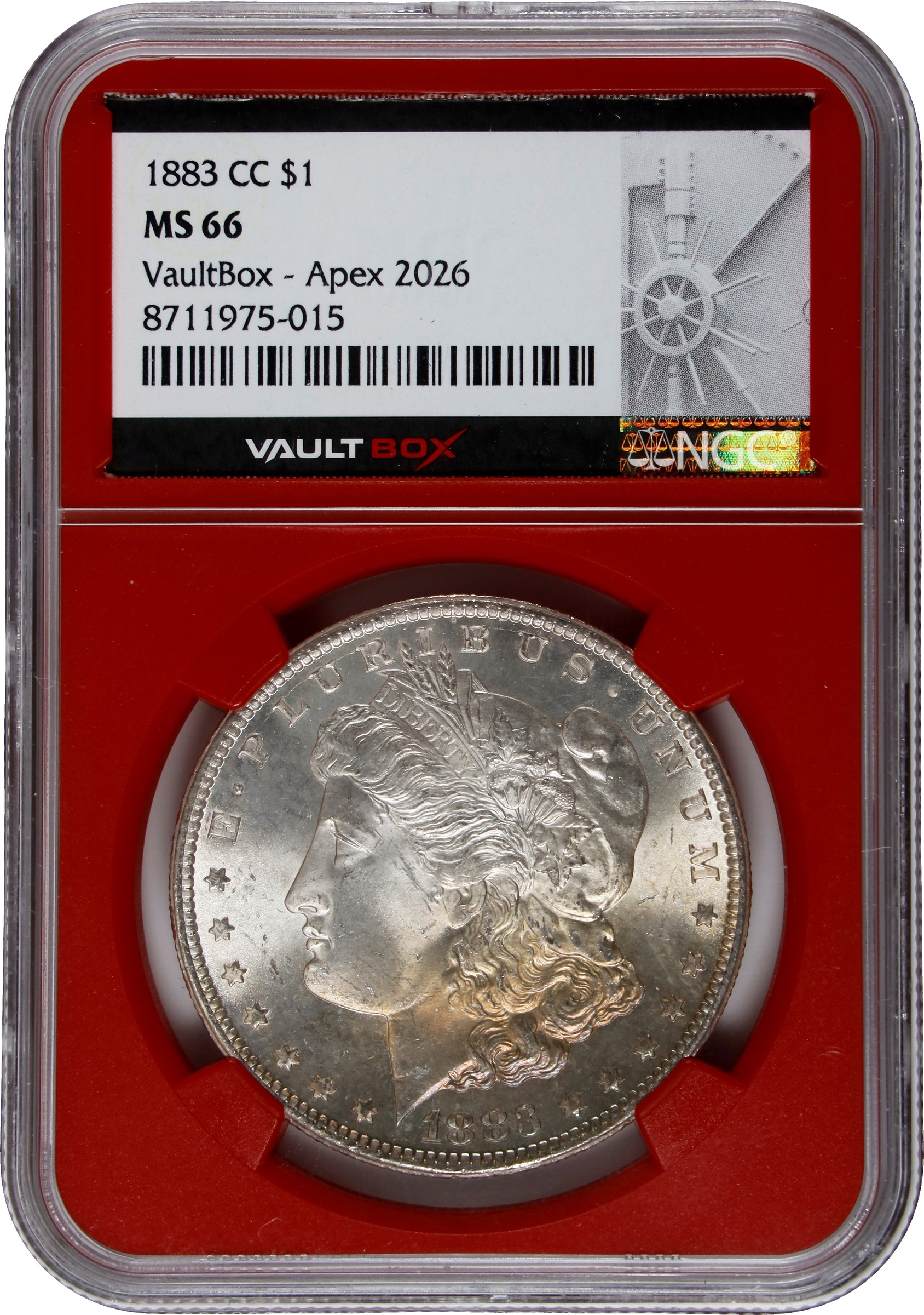 1883-CC $1 MS66 CAC thumbnail 3