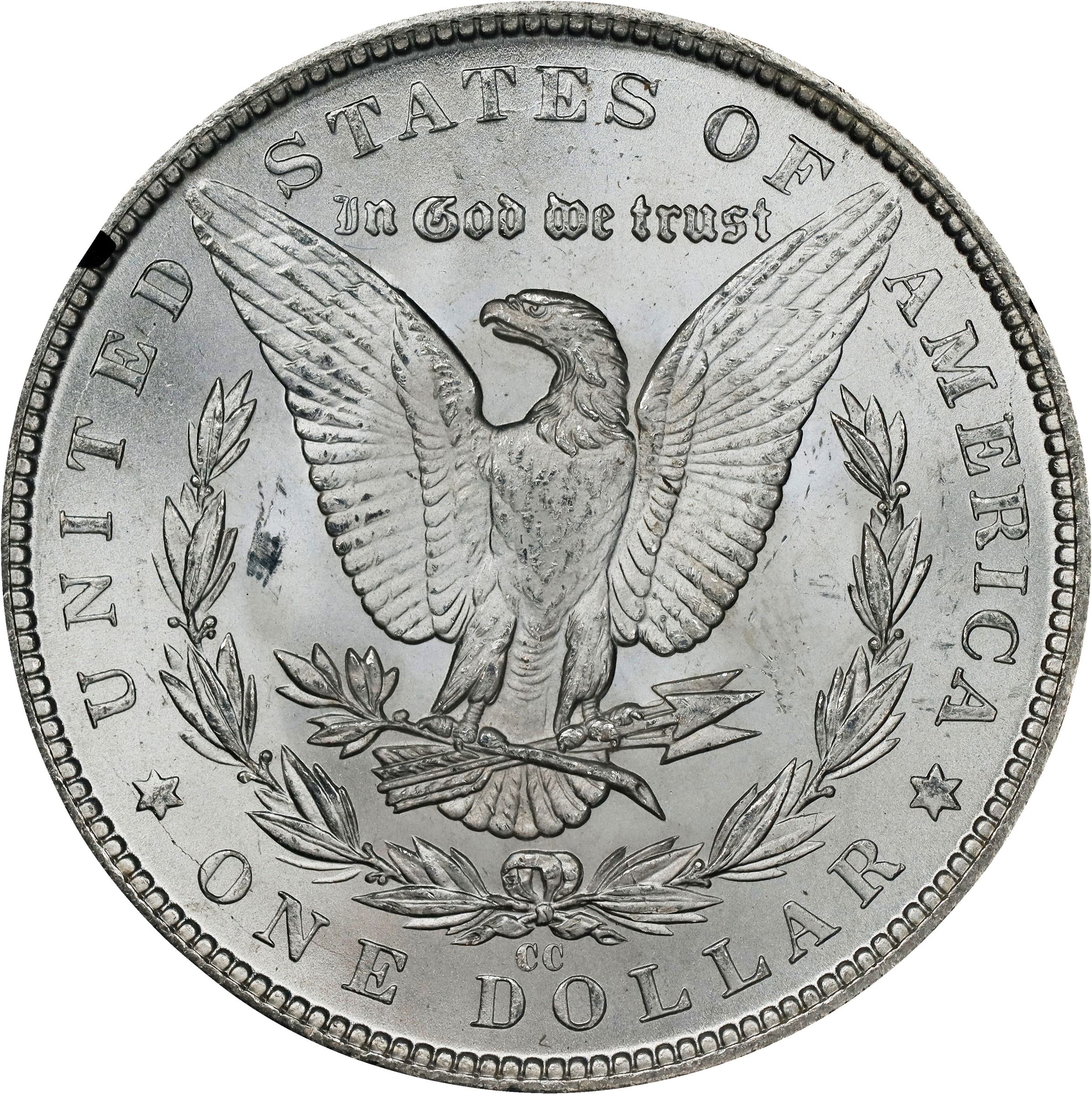 1884-CC $1  GSA Hoard, Hard package MS62 CAC thumbnail 6