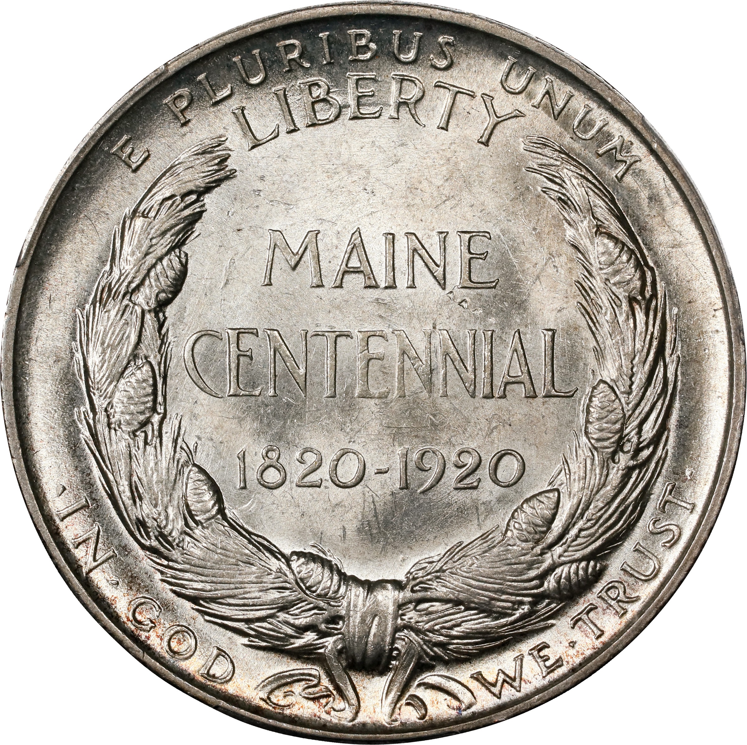 1920 50c Maine MS63 thumbnail 2