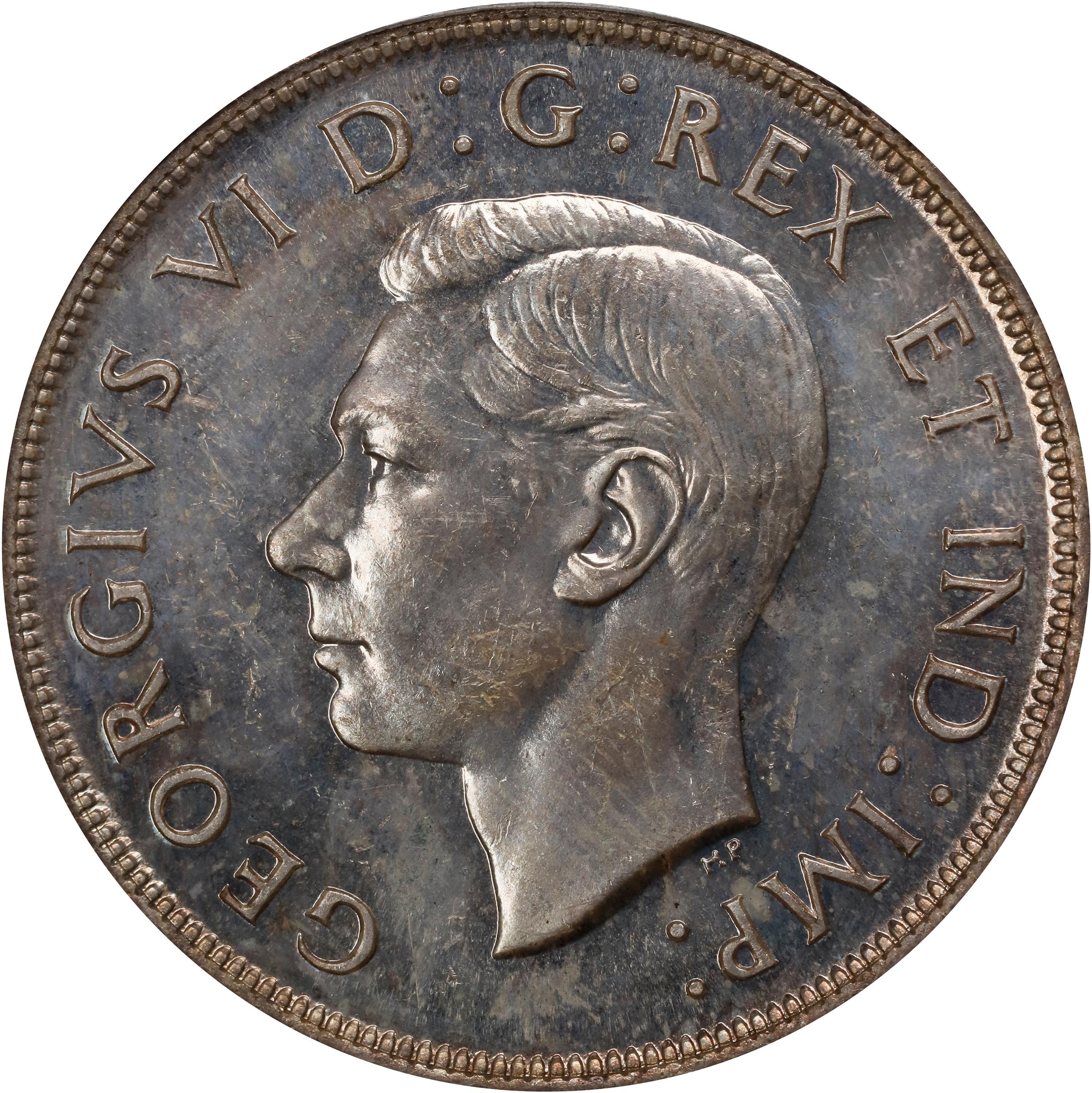 1947 S$1 Maple Leaf MS (KM-37) thumbnail 2