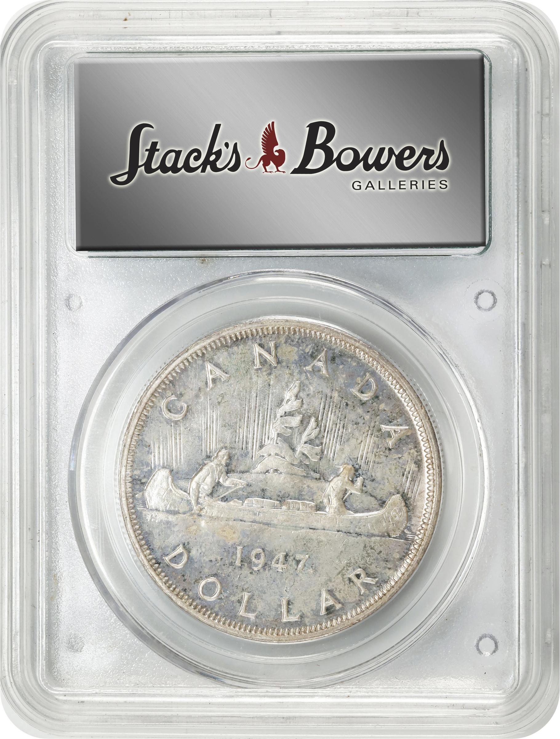 1947 S$1 Maple Leaf MS (KM-37) thumbnail 19