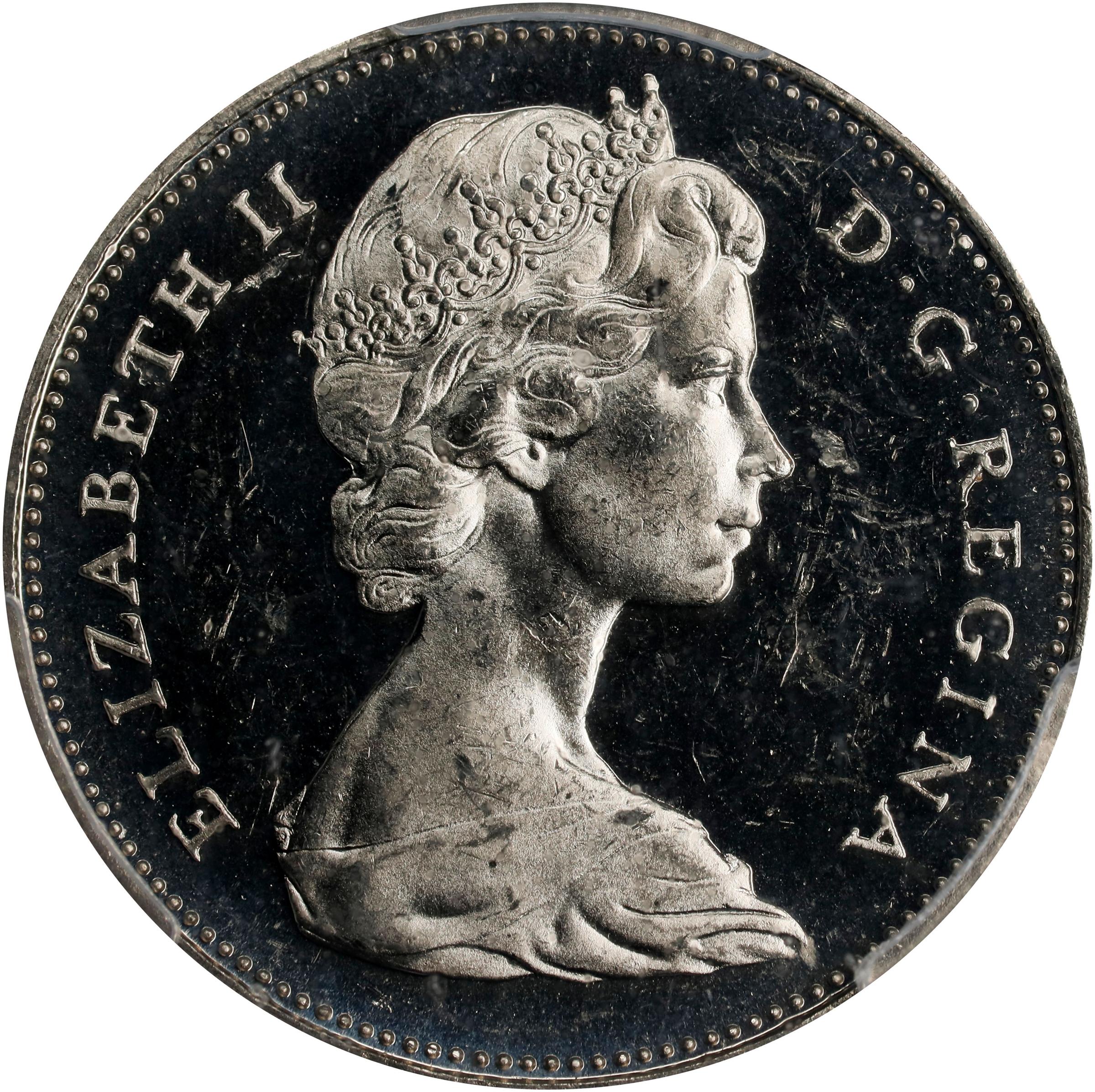 1965 5c Large Beads PL CAM