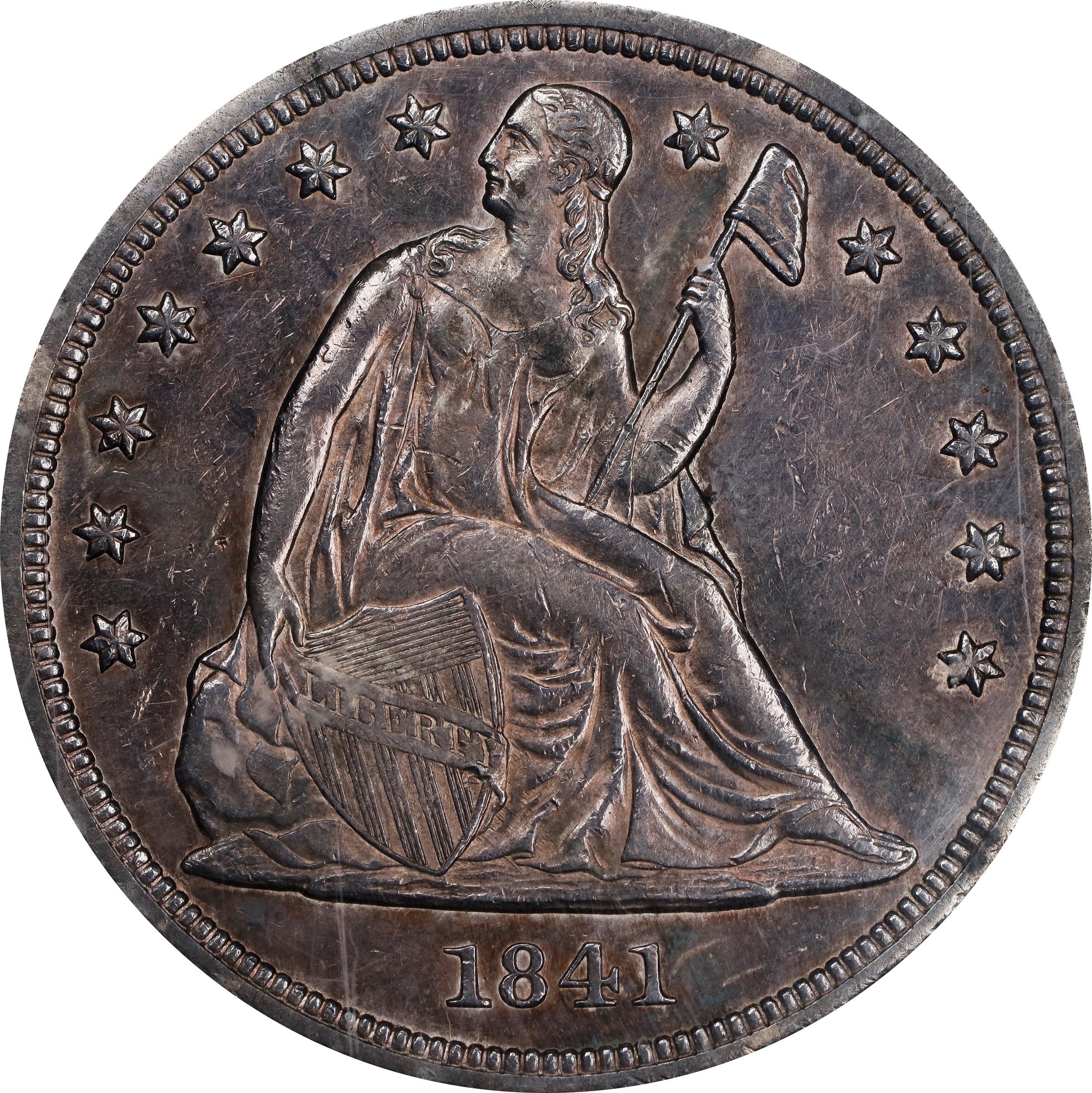 1841 $1  MS thumbnail 3