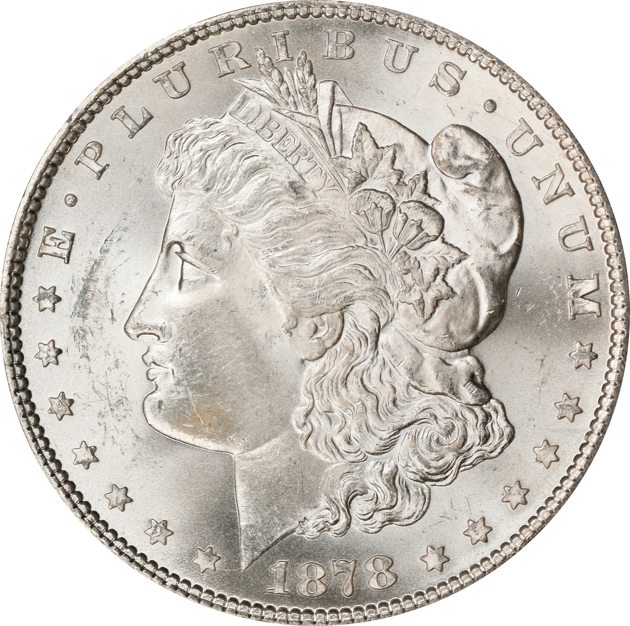 1878 7TF $1  Rev. 1878, Rev. Denticle Impressions, VAM-225A MS thumbnail 4