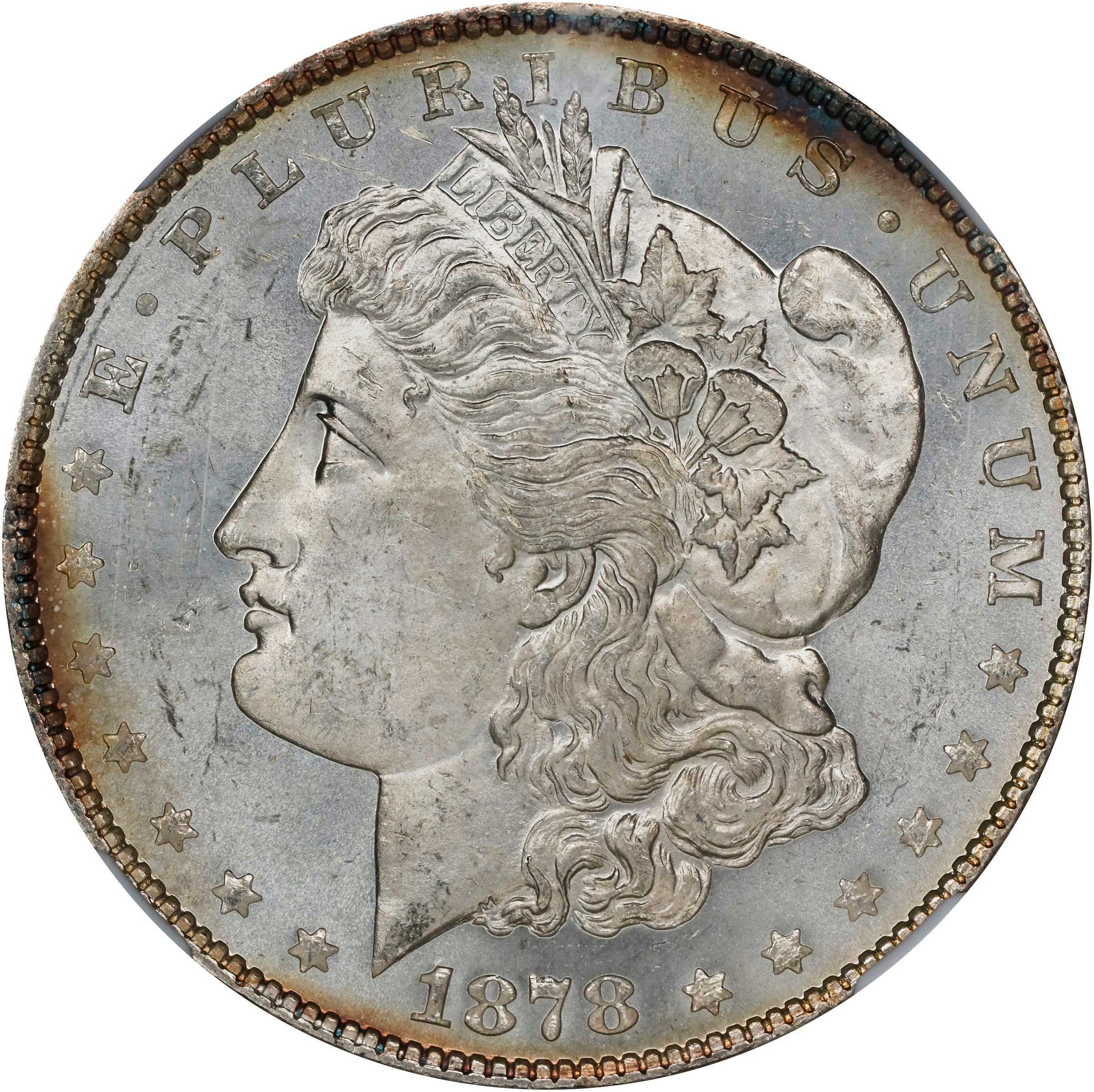 1878 7TF $1  Rev. 1878, Rev. Denticle Impressions, VAM-225A MS thumbnail 8