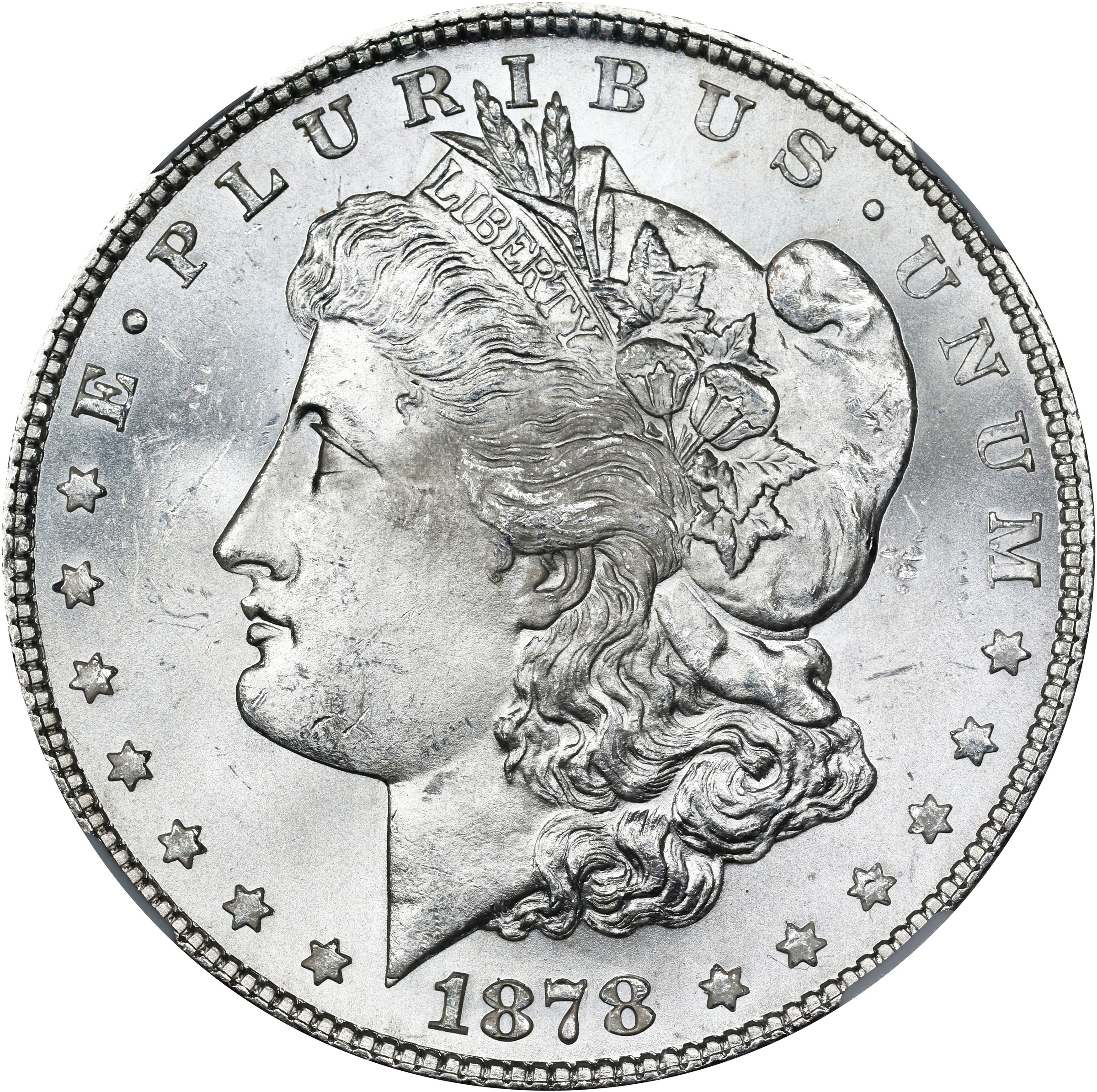 1878 7TF $1  Rev. 1878, Rev. Denticle Impressions, VAM-225A MS thumbnail 10