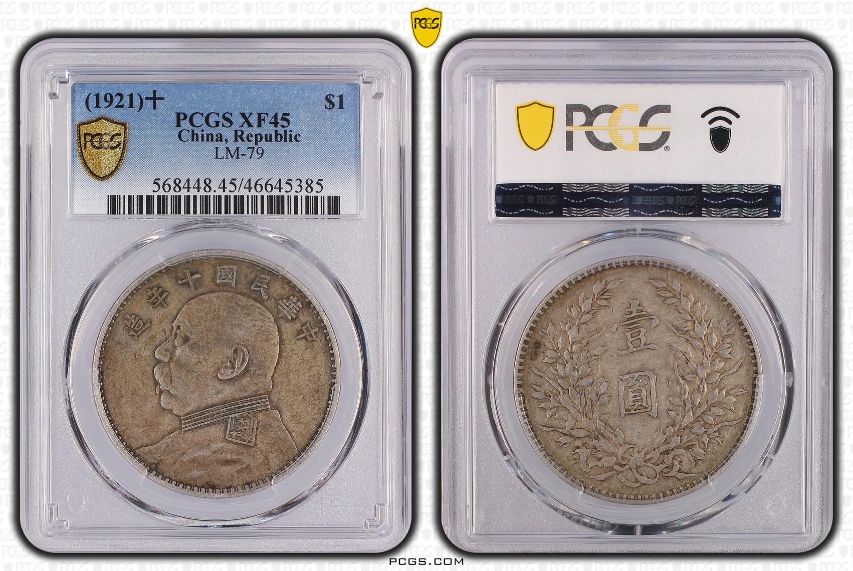 1921 $1  Yuan Shih-kai, L&M-79 MS (KM-Y329.6) thumbnail 6