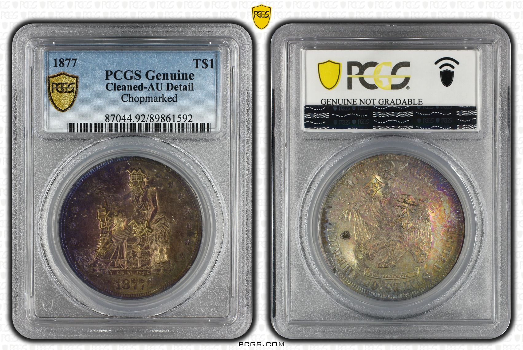 1877 Trade$ Chopmarked MS thumbnail 6
