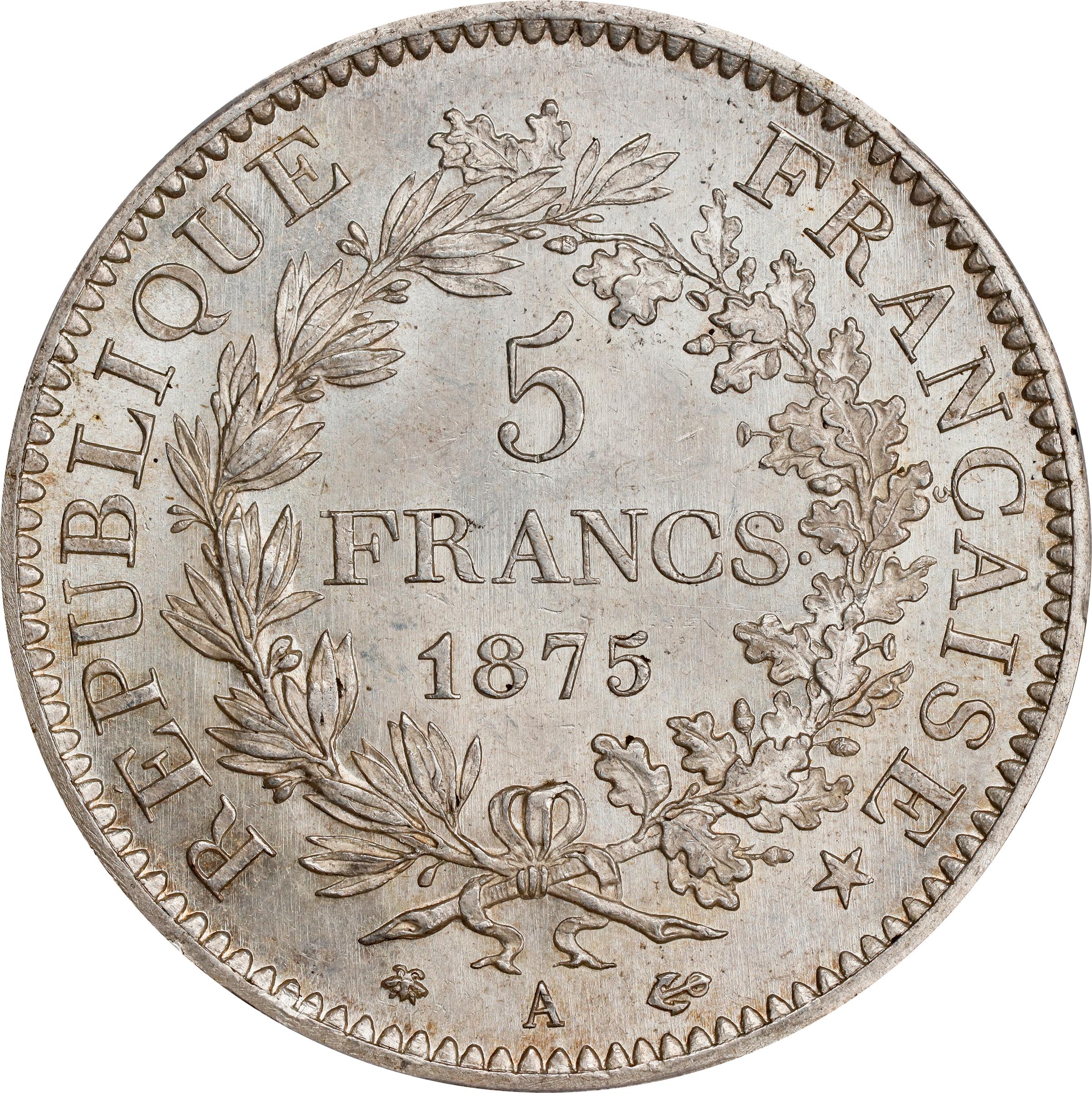 1875-A     5 Fr   MS thumbnail 2