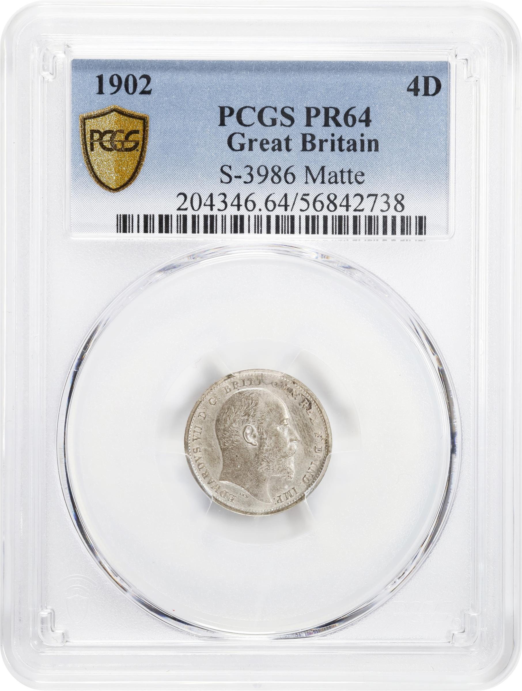 1902 4D Maundy, Matte PR