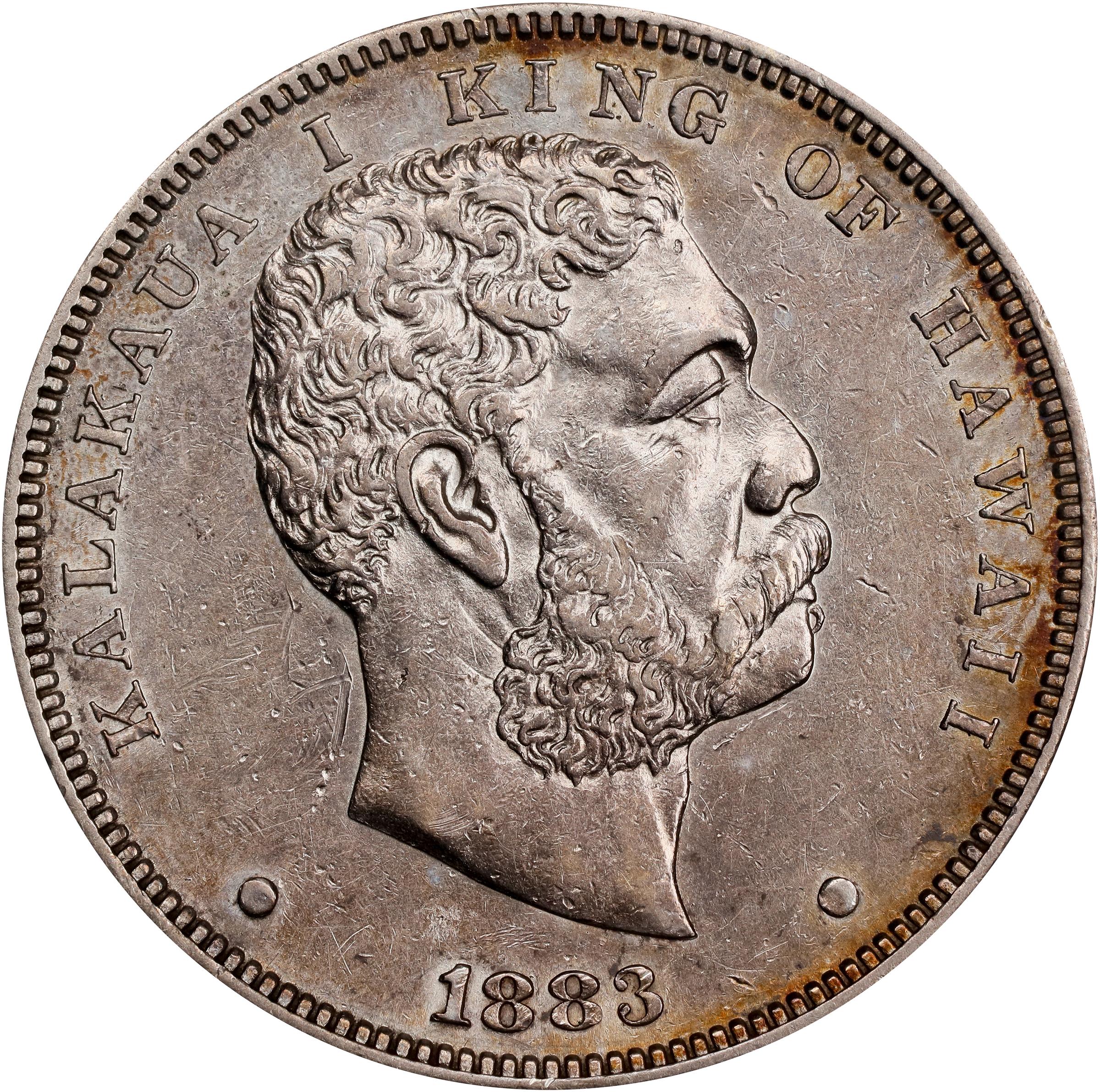 1883 $1  Hawaii MS thumbnail 6