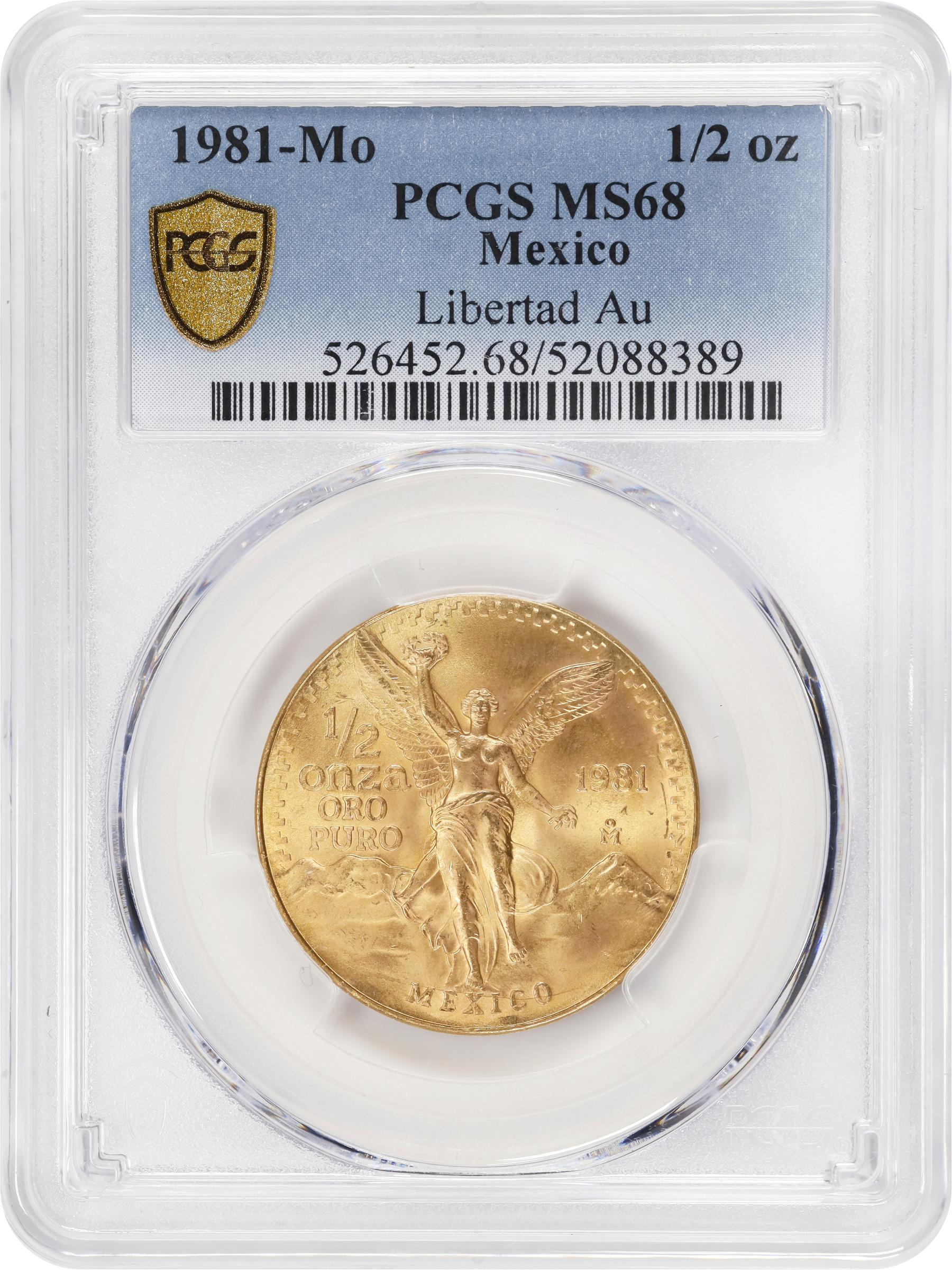 2011-Mo 1/2 Onza Libertad, Gold MS (KM-674) thumbnail 6