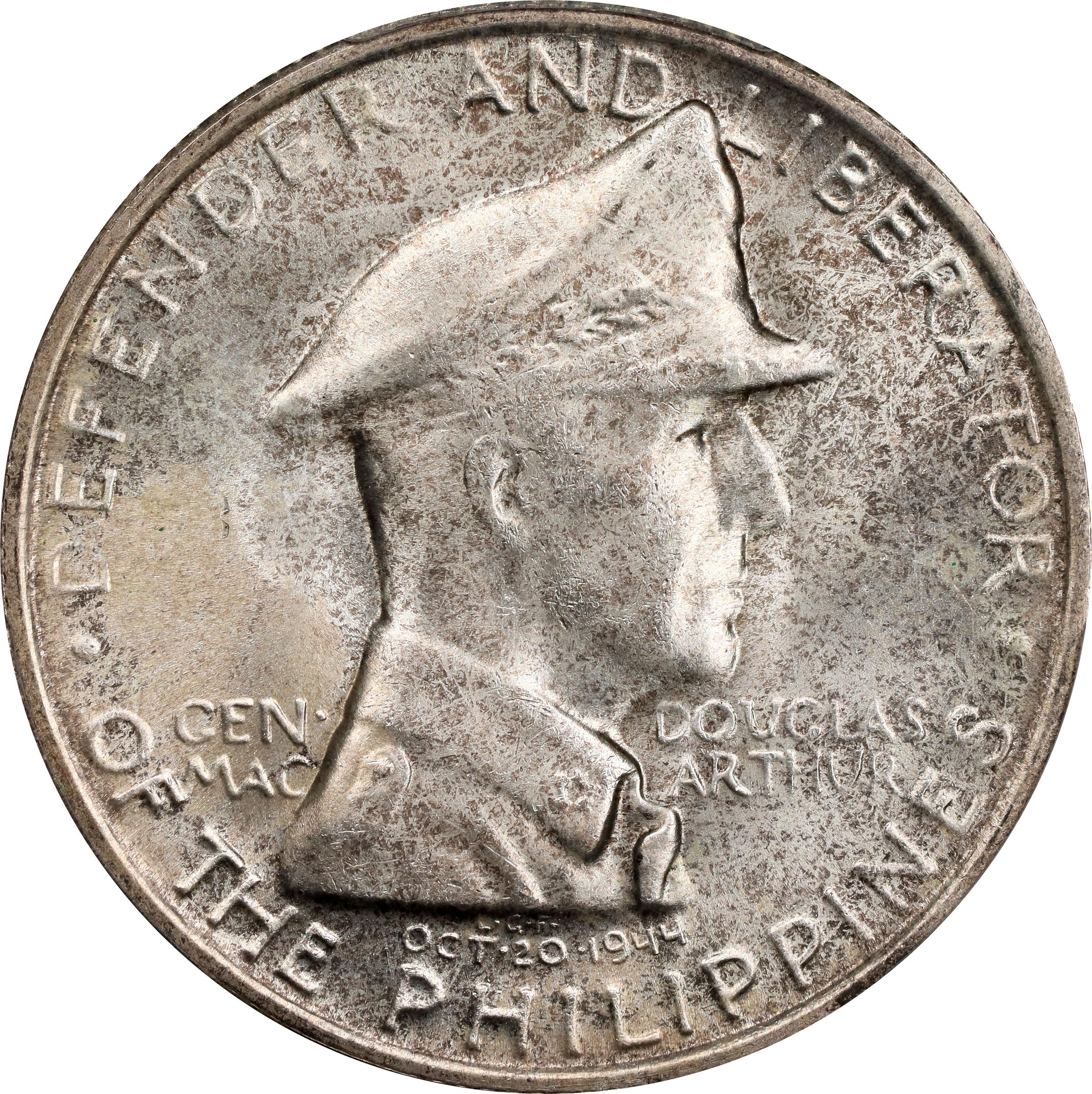 1947-S Peso U.S. Philippines, MacArthur MS thumbnail 7