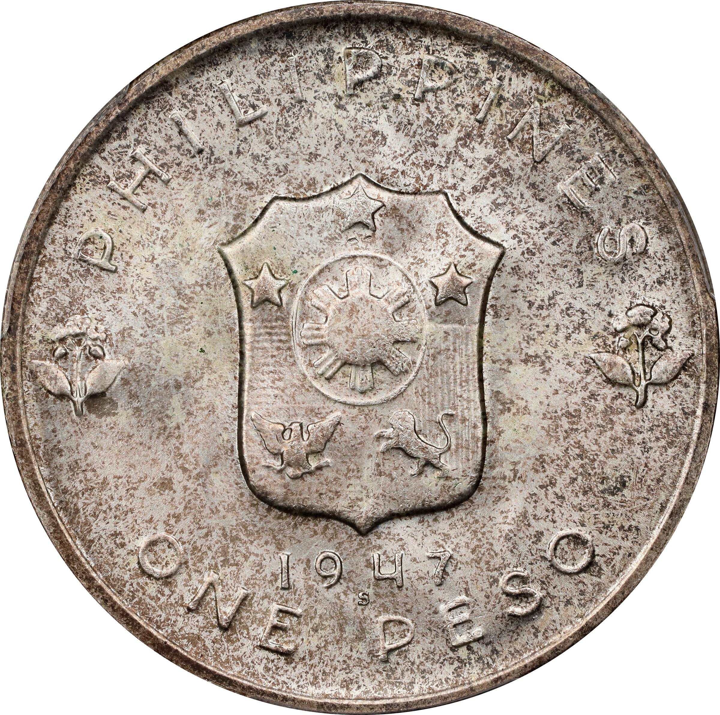 1947-S Peso U.S. Philippines, MacArthur MS thumbnail 20