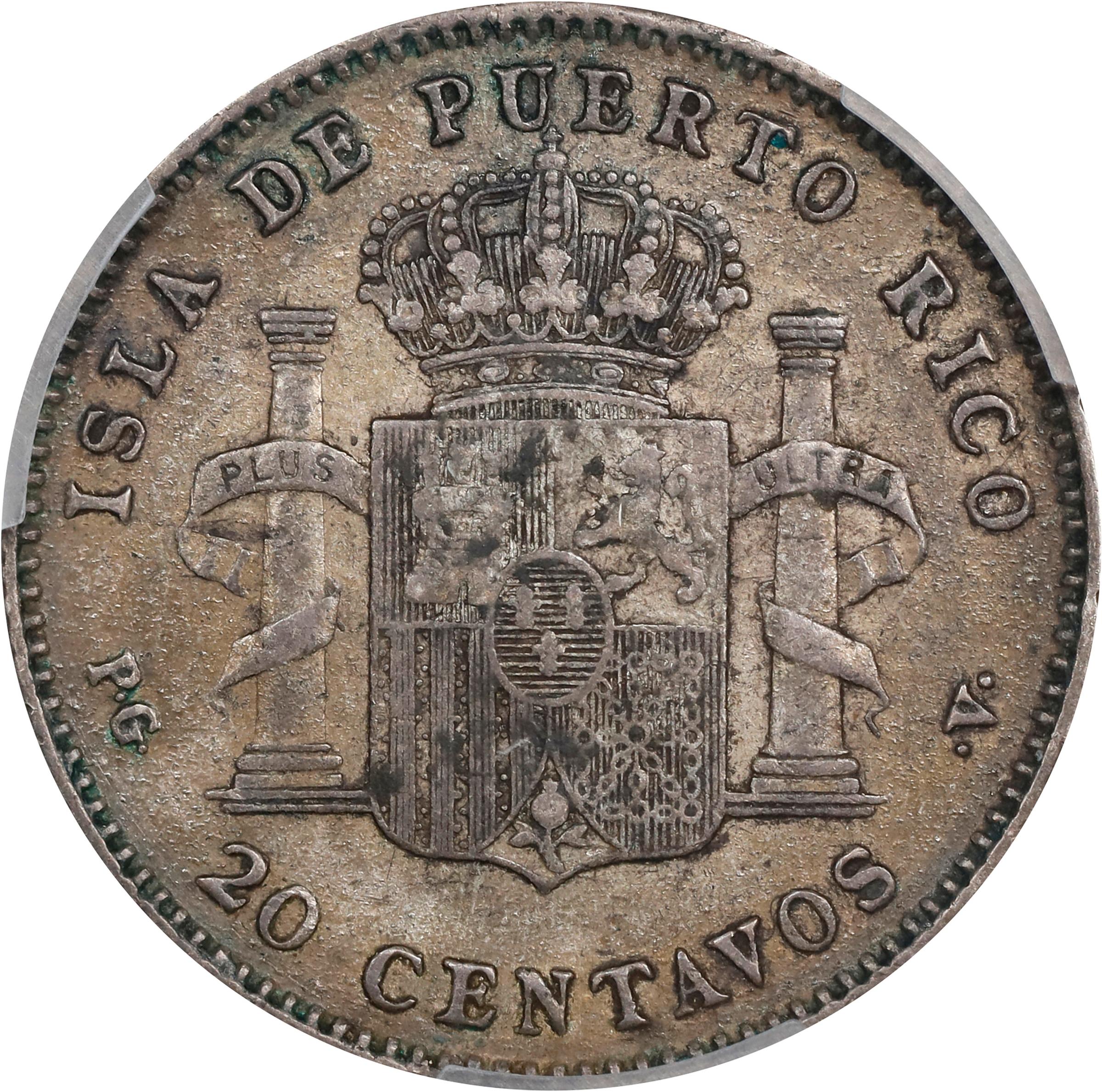 1895-PG V 20c Puerto Rico MS thumbnail 7