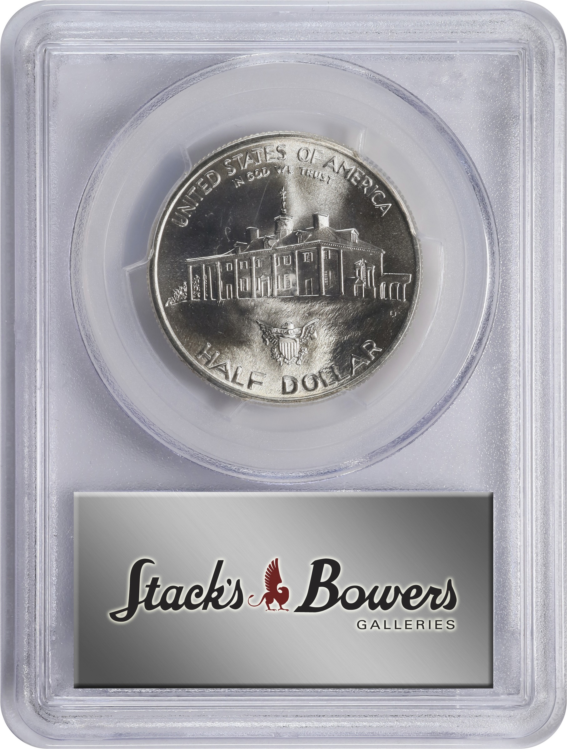1982-D S50c Washington 250th Anniversary of Birth, Silver MS69 thumbnail 2