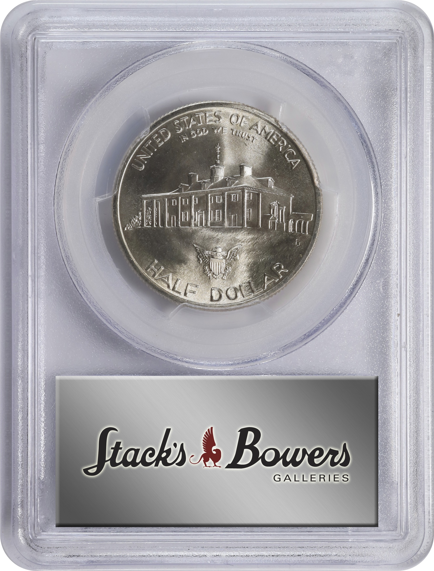 1982-D S50c Washington 250th Anniversary of Birth, Silver MS69 thumbnail 4