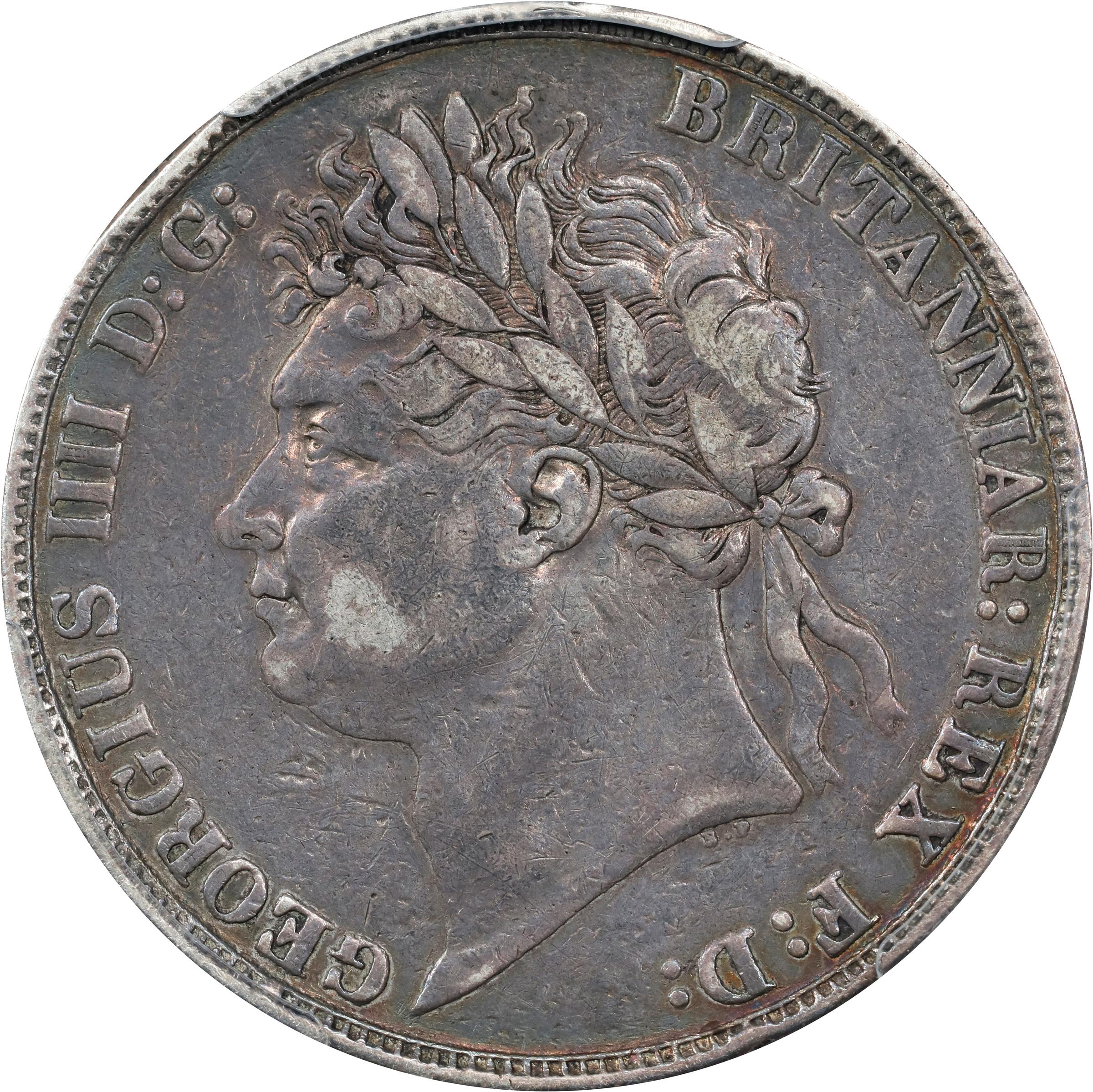 1821 Crown  Secundo              MS thumbnail 3