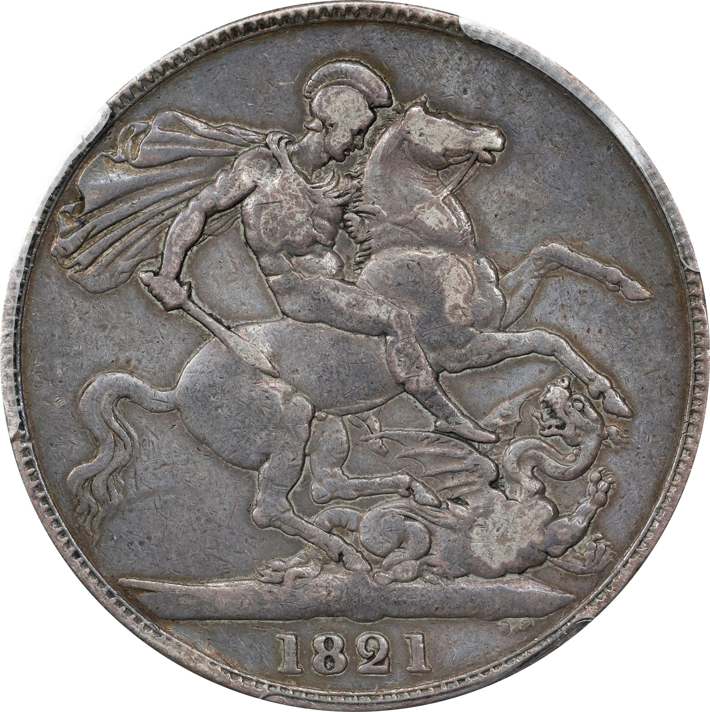 1821 Crown  Secundo              MS thumbnail 9