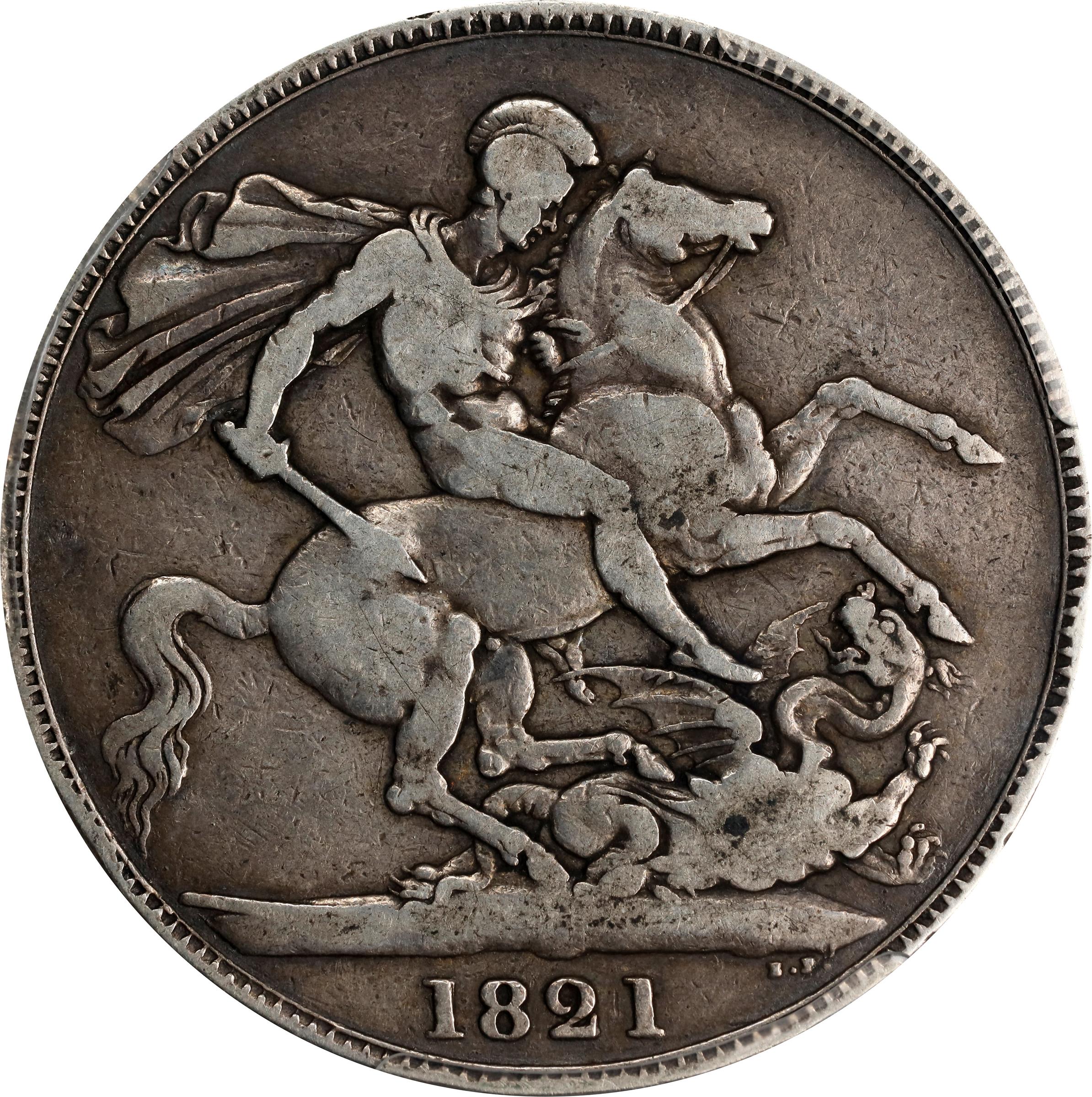 1821 Crown  Secundo              MS thumbnail 10
