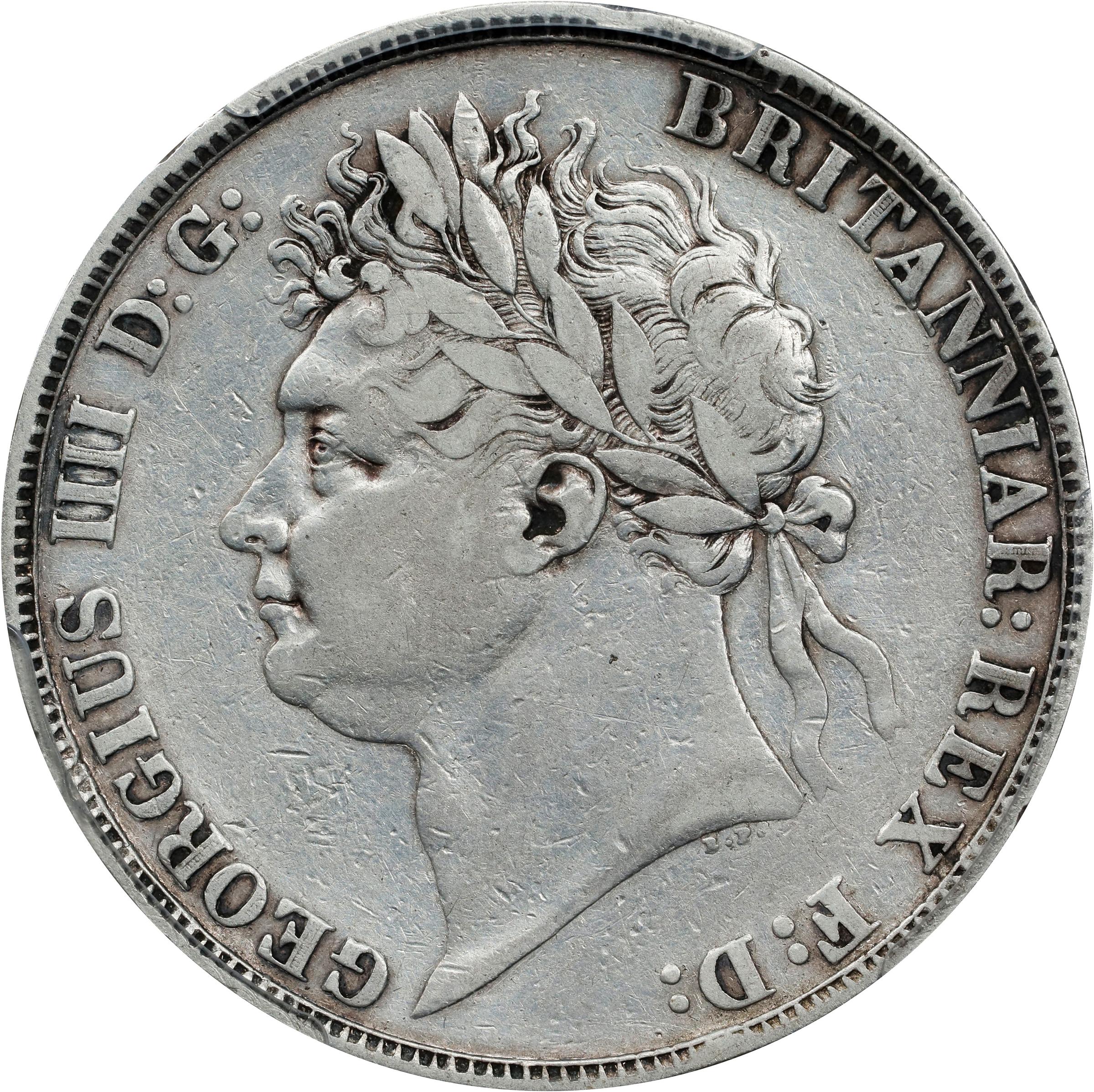1821 Crown  Secundo              MS thumbnail 5