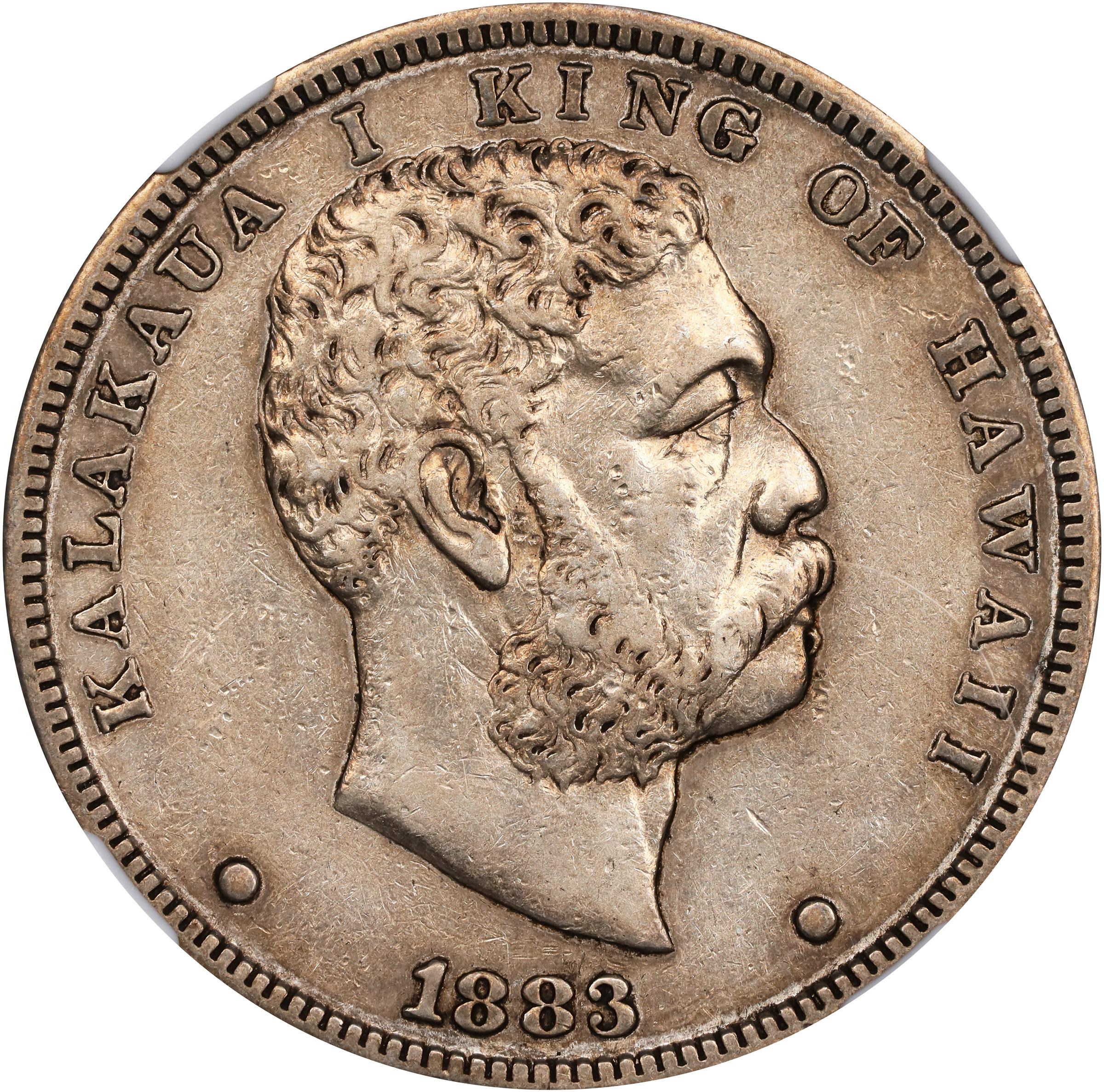 1883 $1  Hawaii MS thumbnail 5
