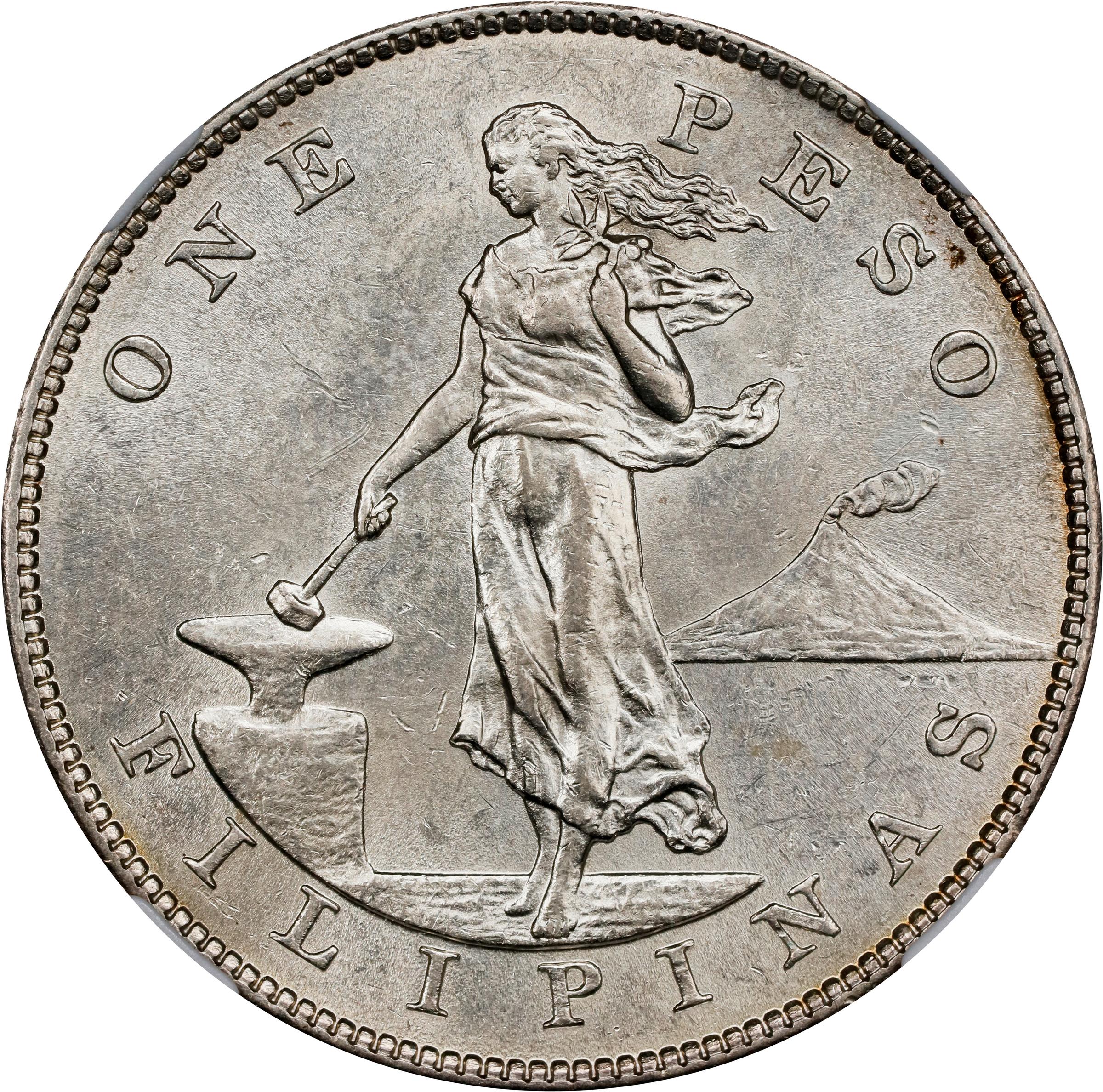 1903 Peso U.S. Philippines MS thumbnail 5