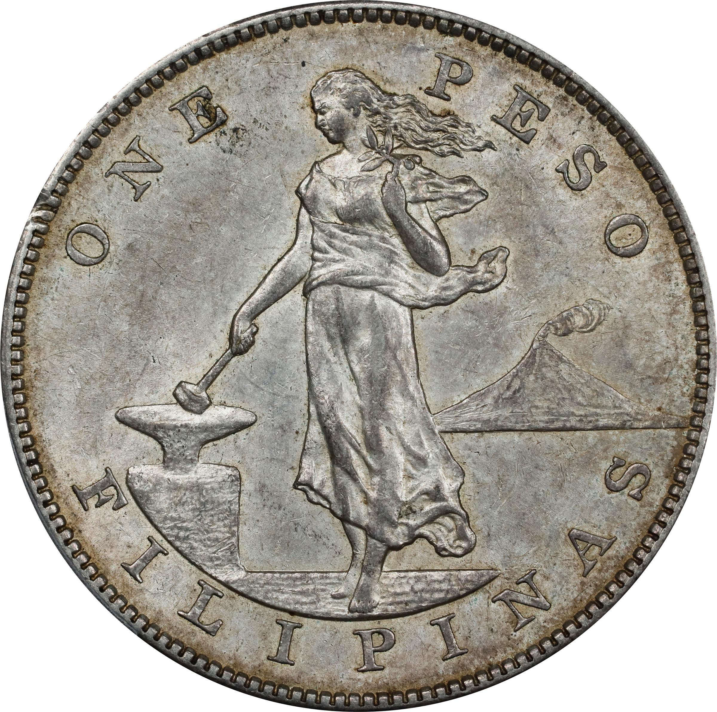 1904-S Peso U.S. Philippines MS thumbnail 3